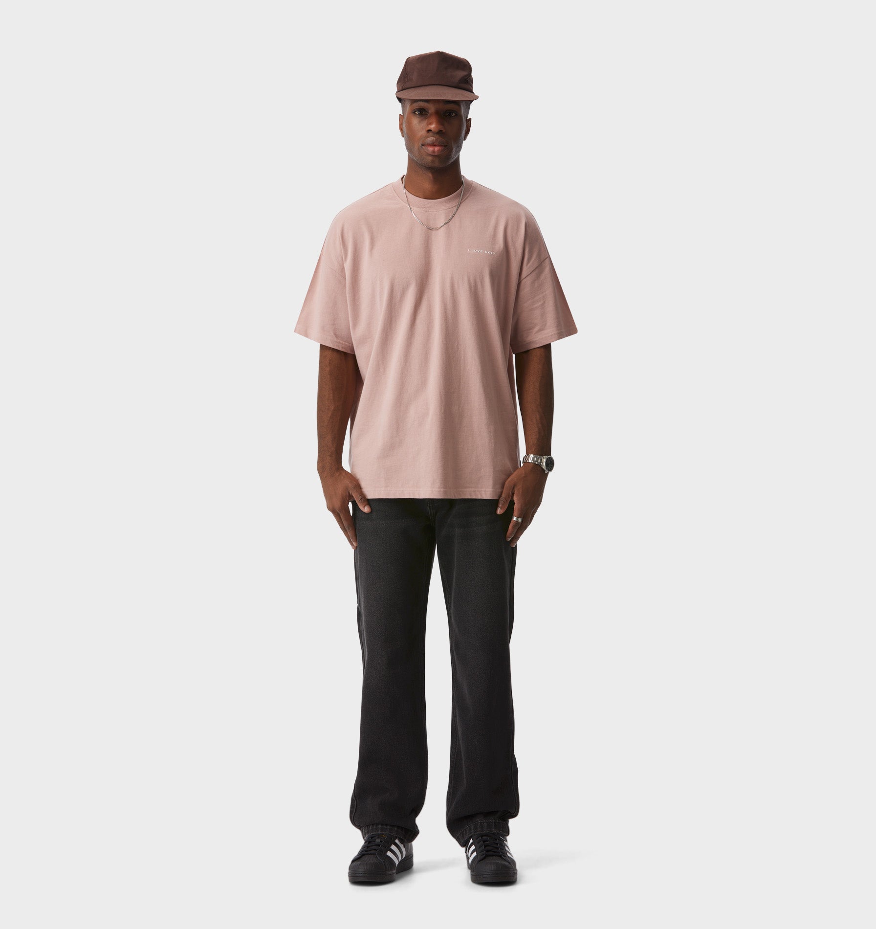 Box Tee - Dusky Pink