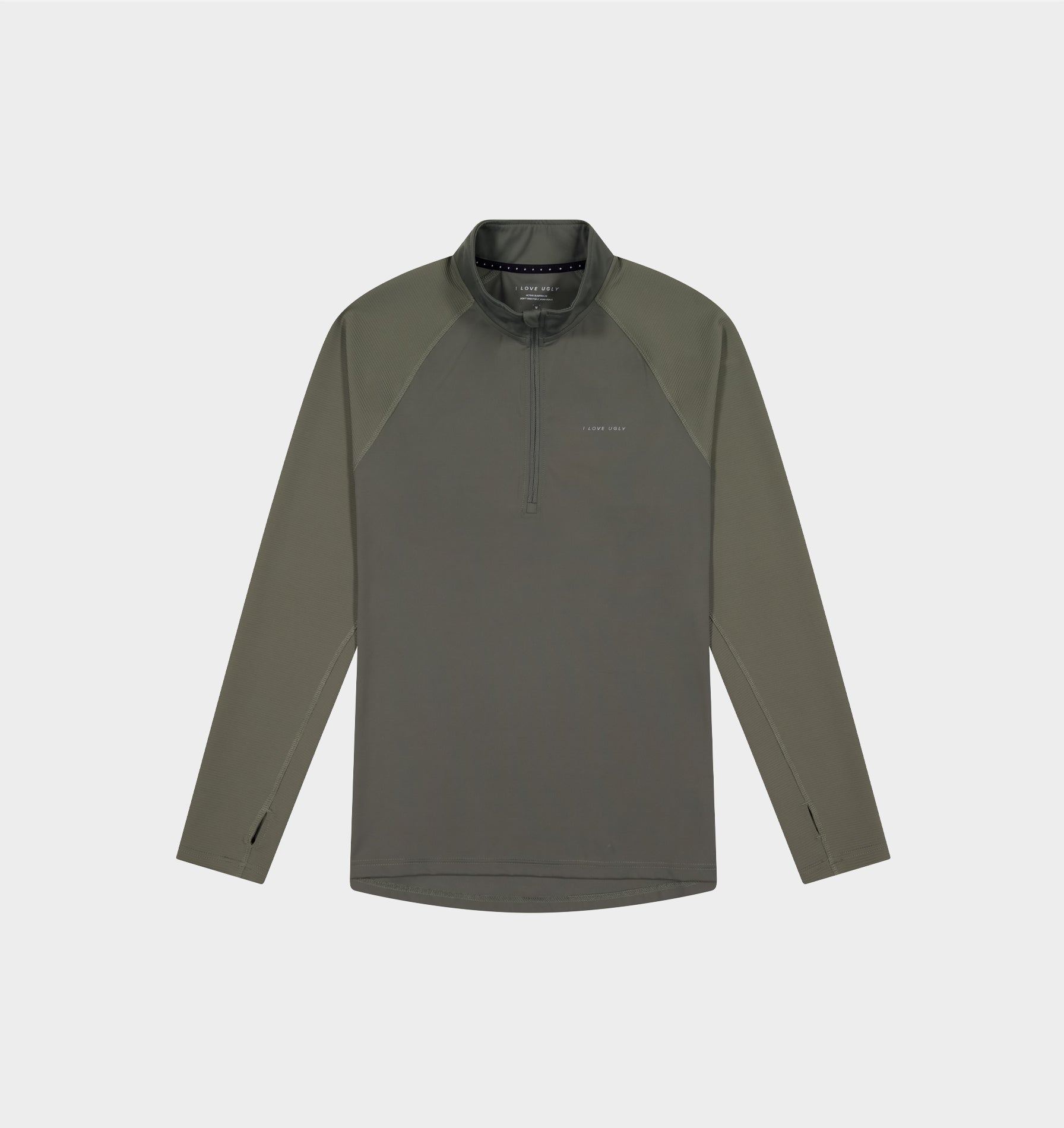 Active Quarter Zip - Olive