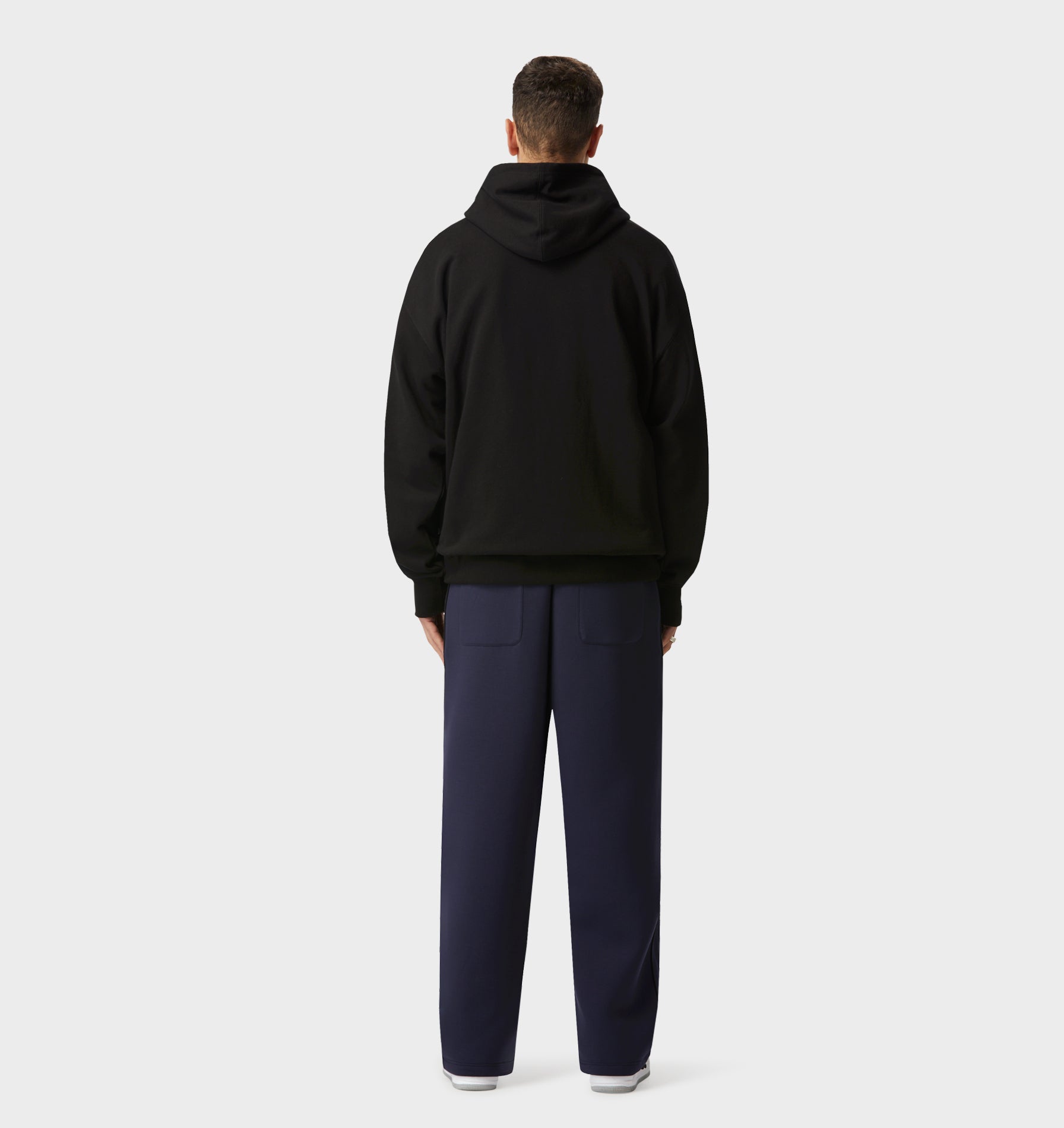Contrast Logo Box Hood 2.0 - Black/Cobalt