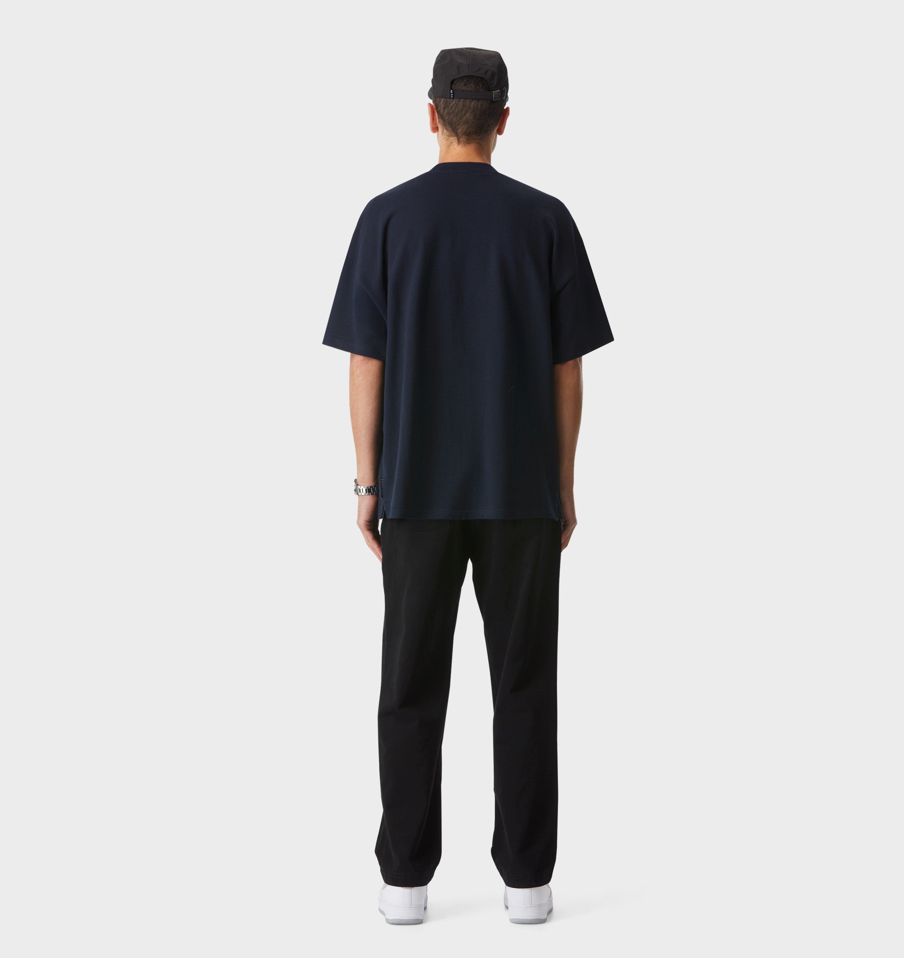 Heavy Box Tee - Midnight Navy