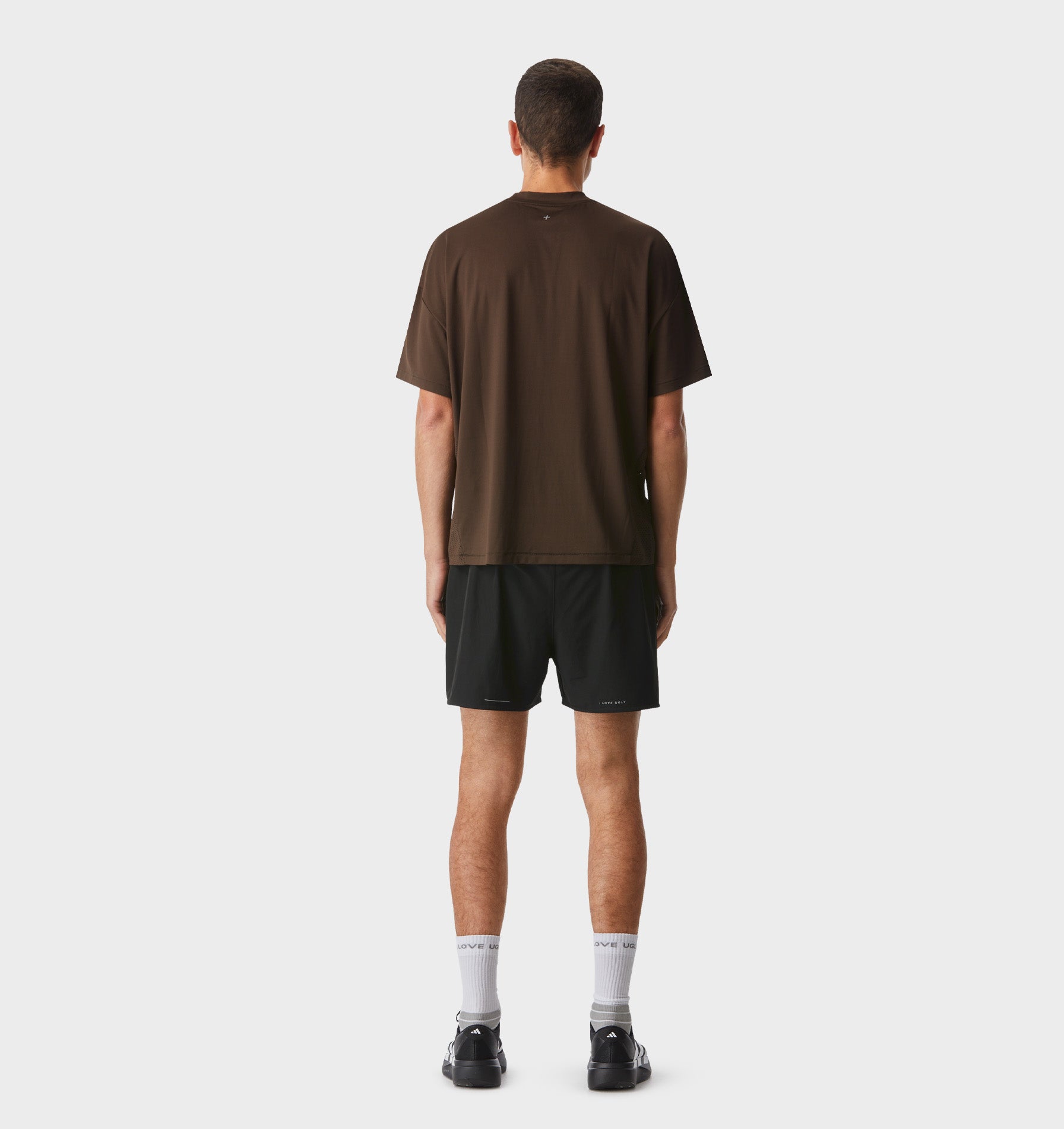 Active Lewi Cropped Tee - Espresso