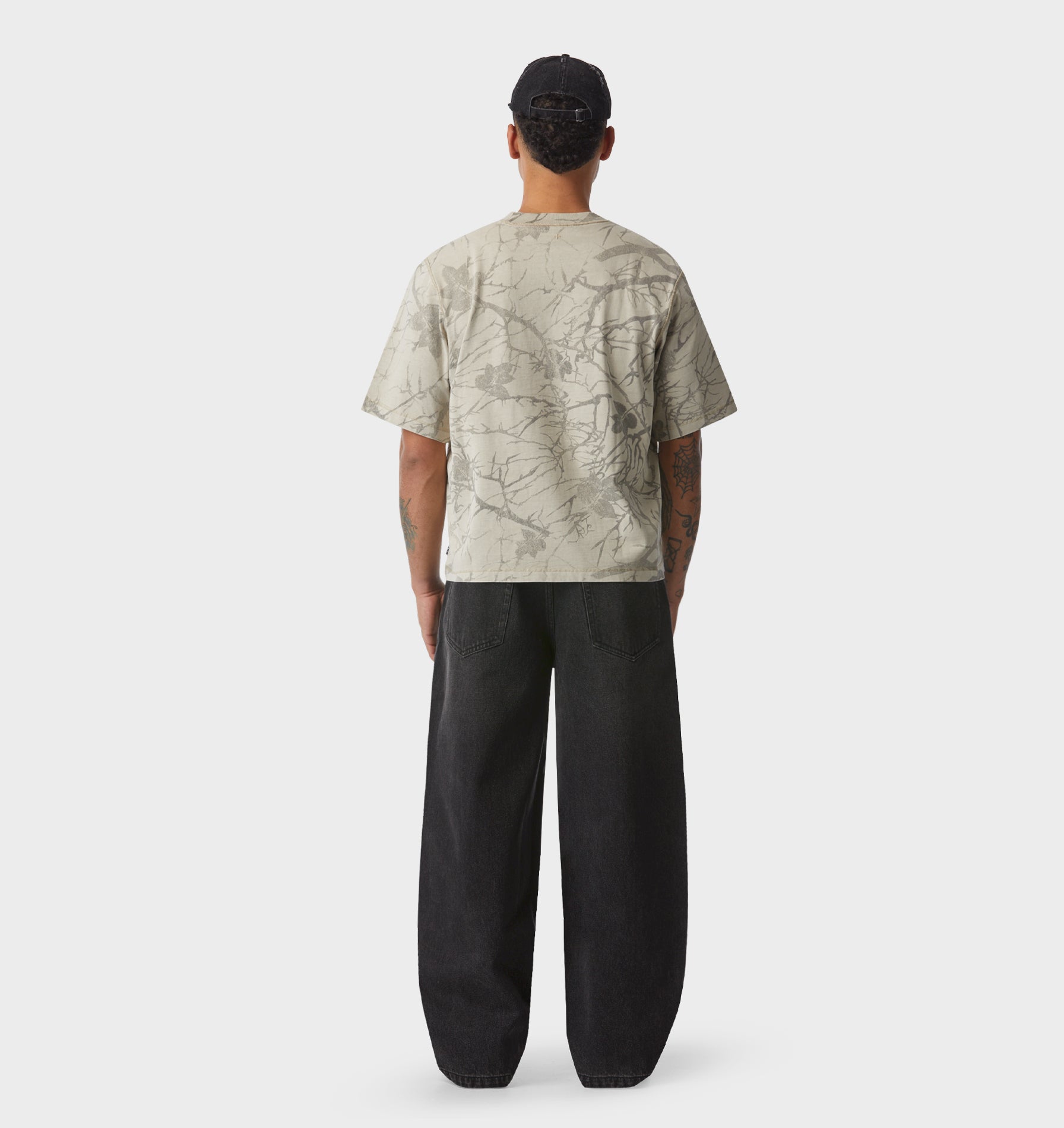 Box Crop Tee - Tree Camo