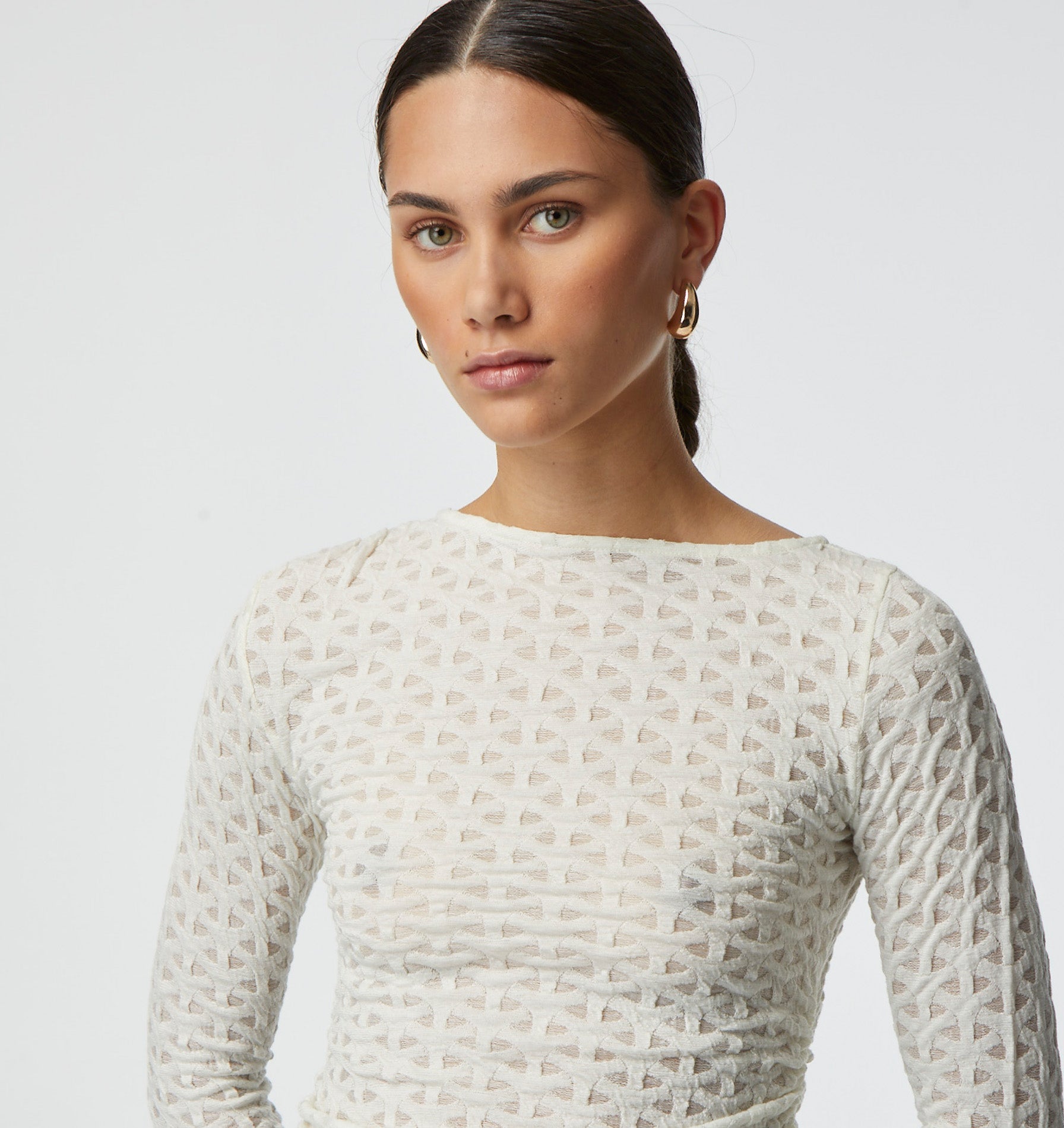 Lani Lace Top - Cream