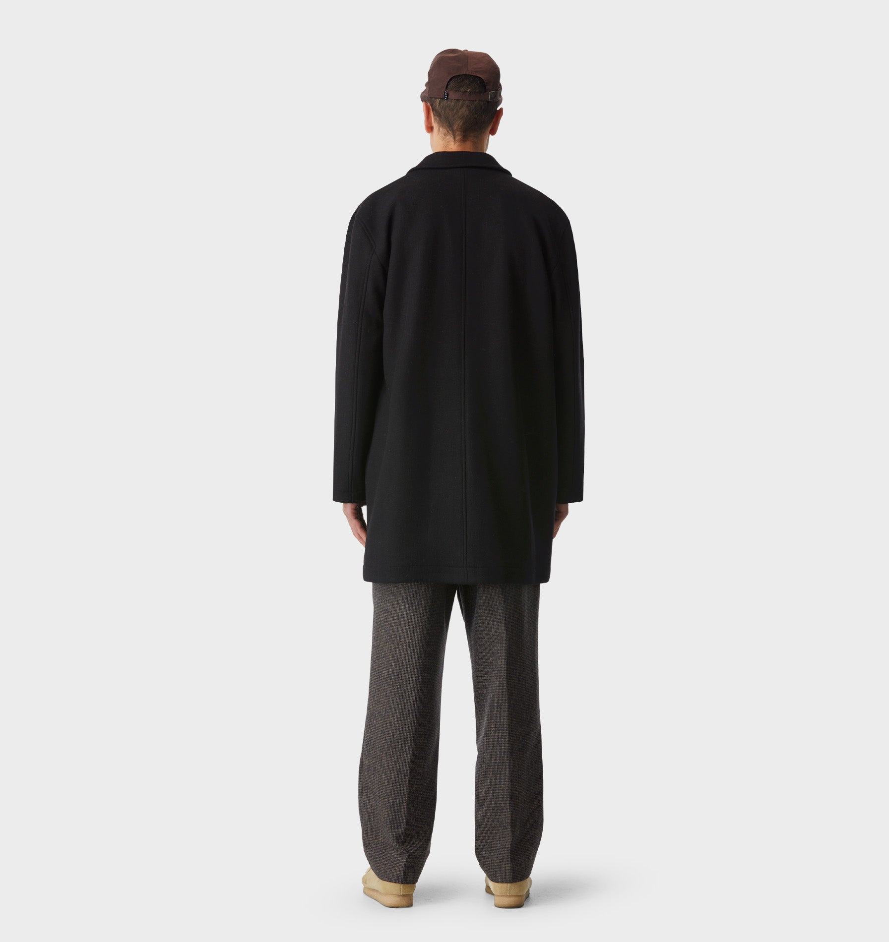 Carson Wool Coat - Black