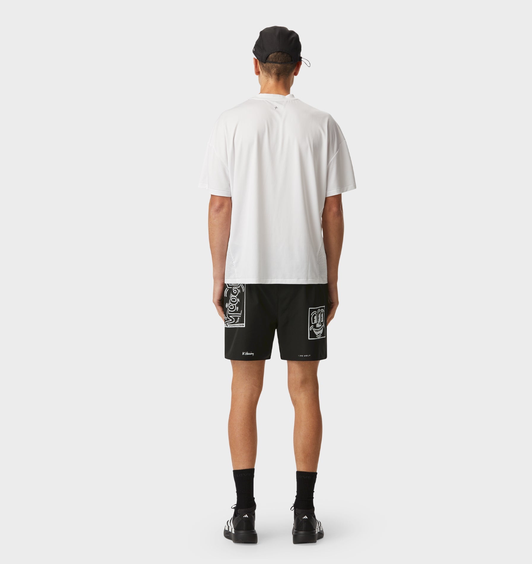 Keith Haring Whatever Active 5 Inch Short - Black