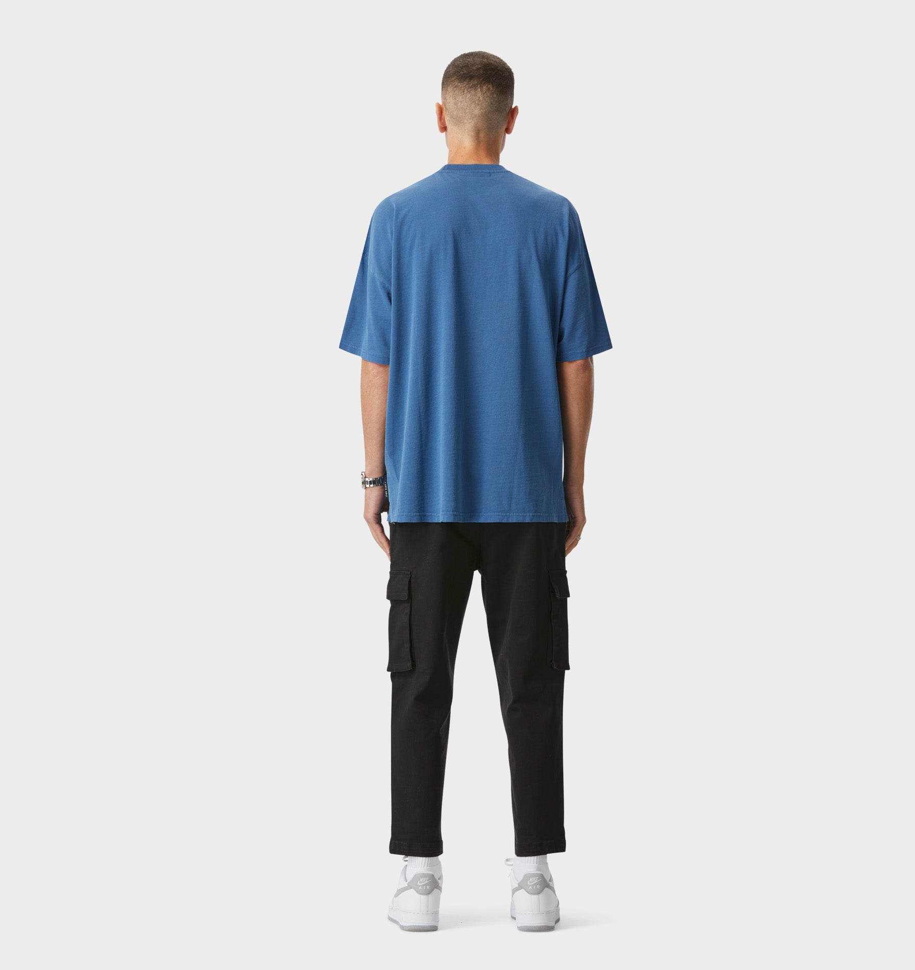 Box Tee - Washed Cobalt