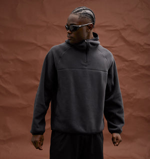 Active Hooded Fleece - Charcoal