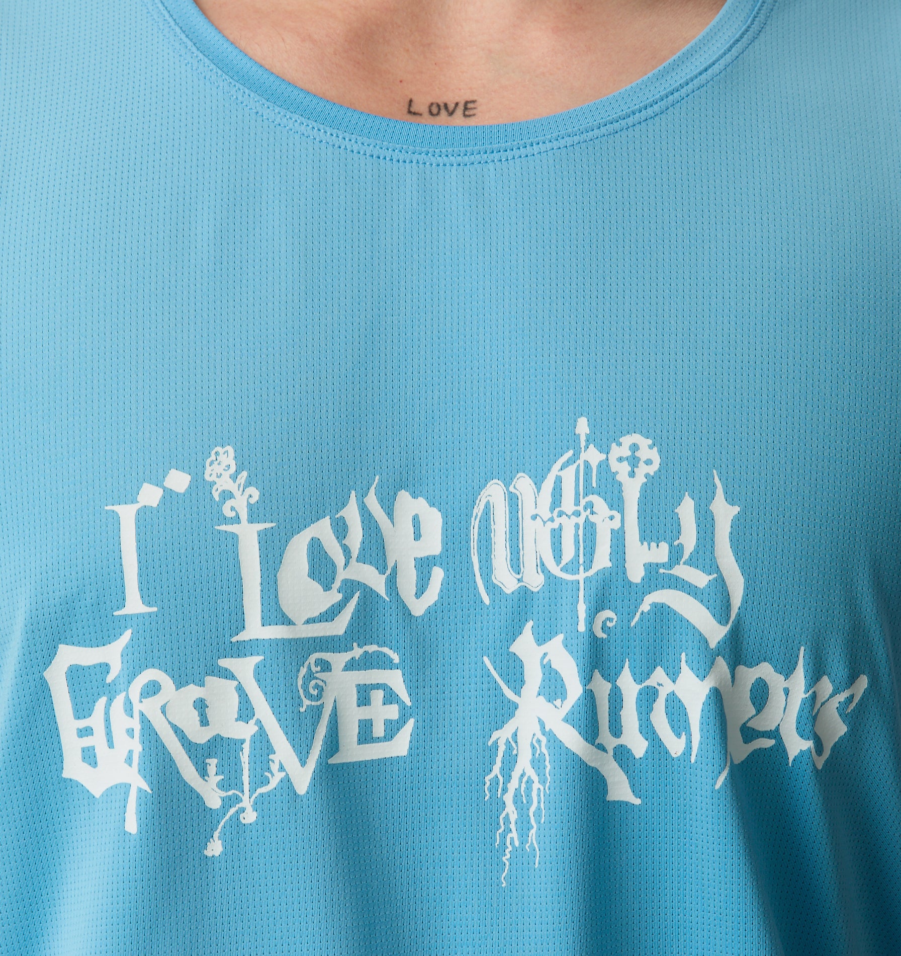 GR X ILU Active Singlet - Ice Blue