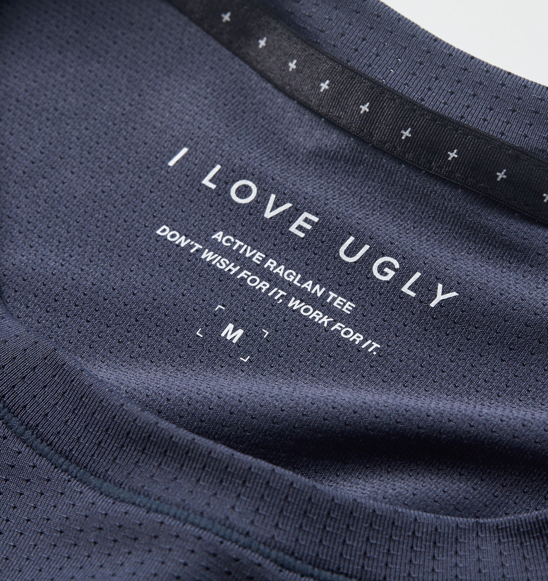 Active Raglan Tee - Charcoal