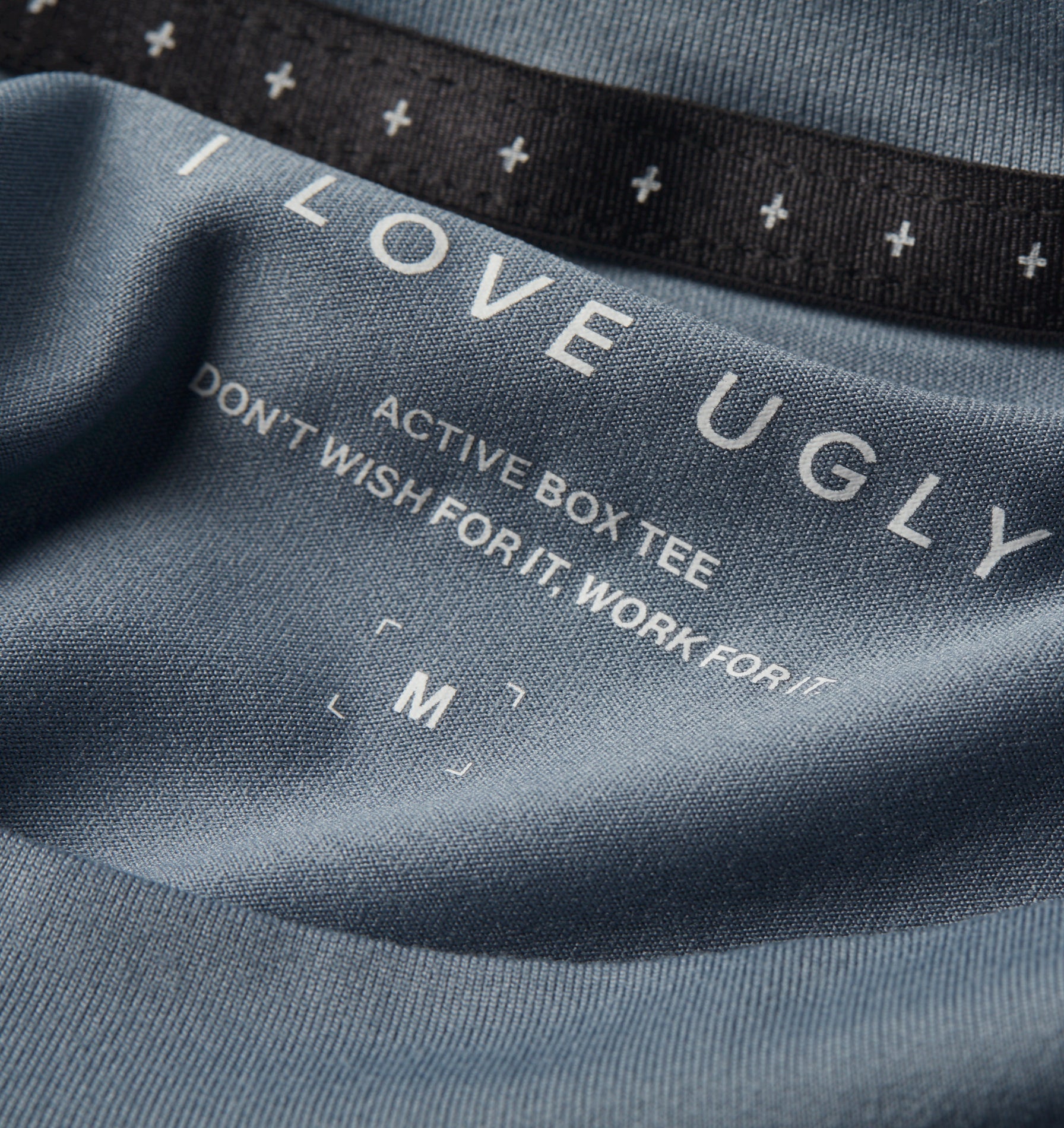 Active Box Tee - Fog Blue