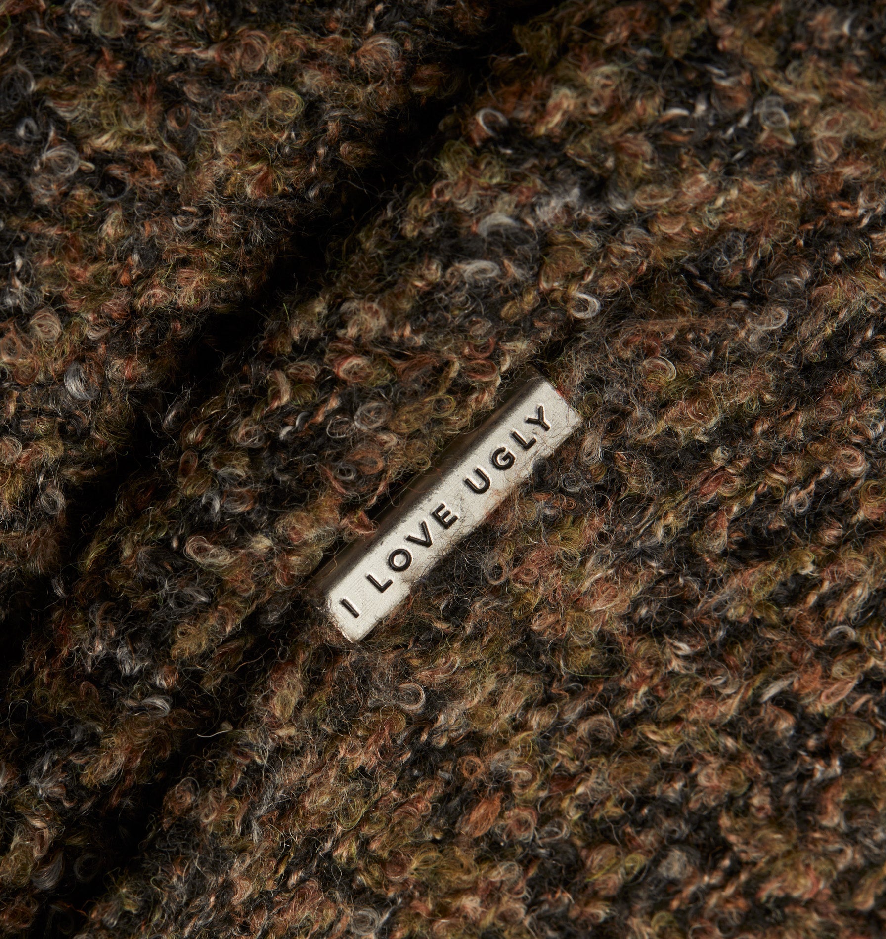 Boucle Overshirt - Khaki/Mocha
