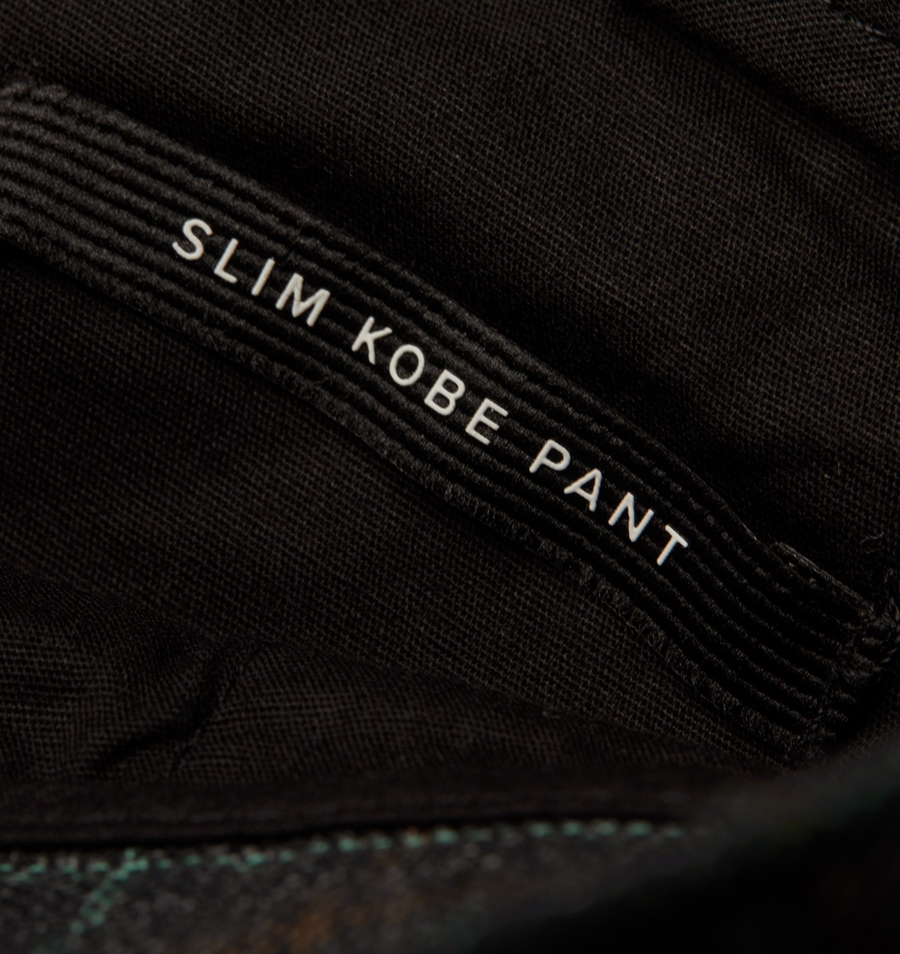 Slim Kobe Pant - Tall - Charcoal/Green Check