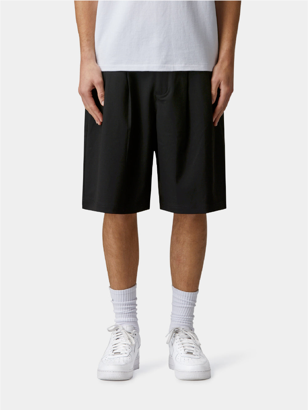 Pleated Shorts