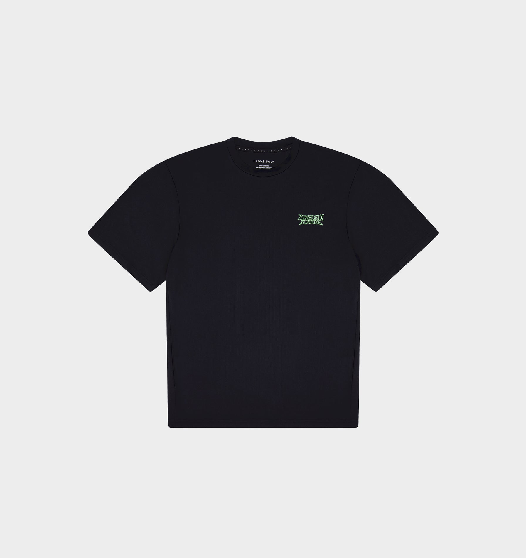 Liquified Active Classic Tee - Black / Lime