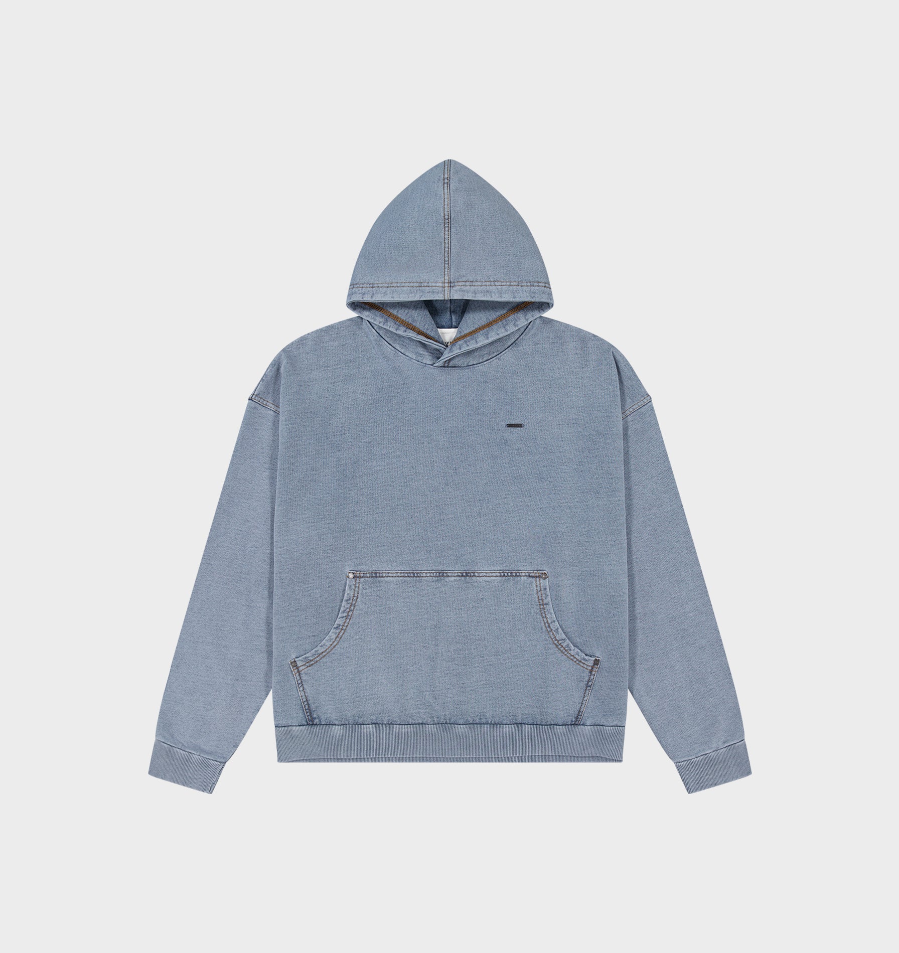 Oversized Hood - Washed Vintage Blue
