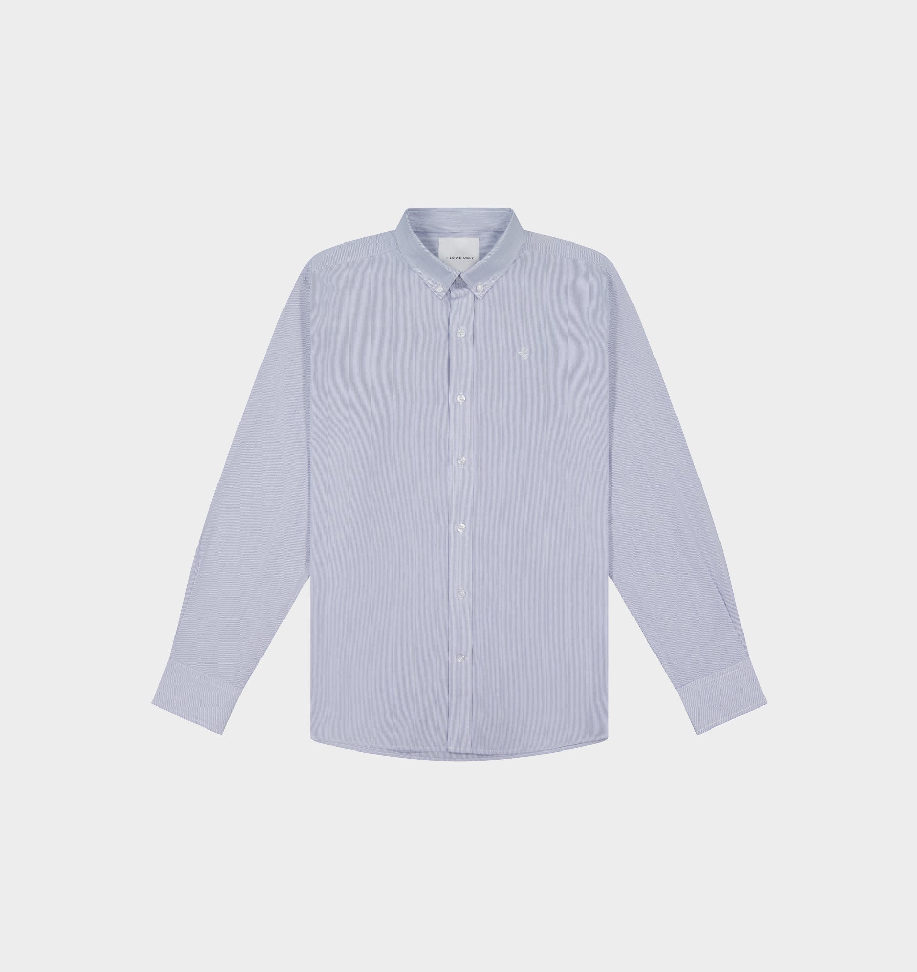 Ralph LS Shirt - Blue Micro Stripe