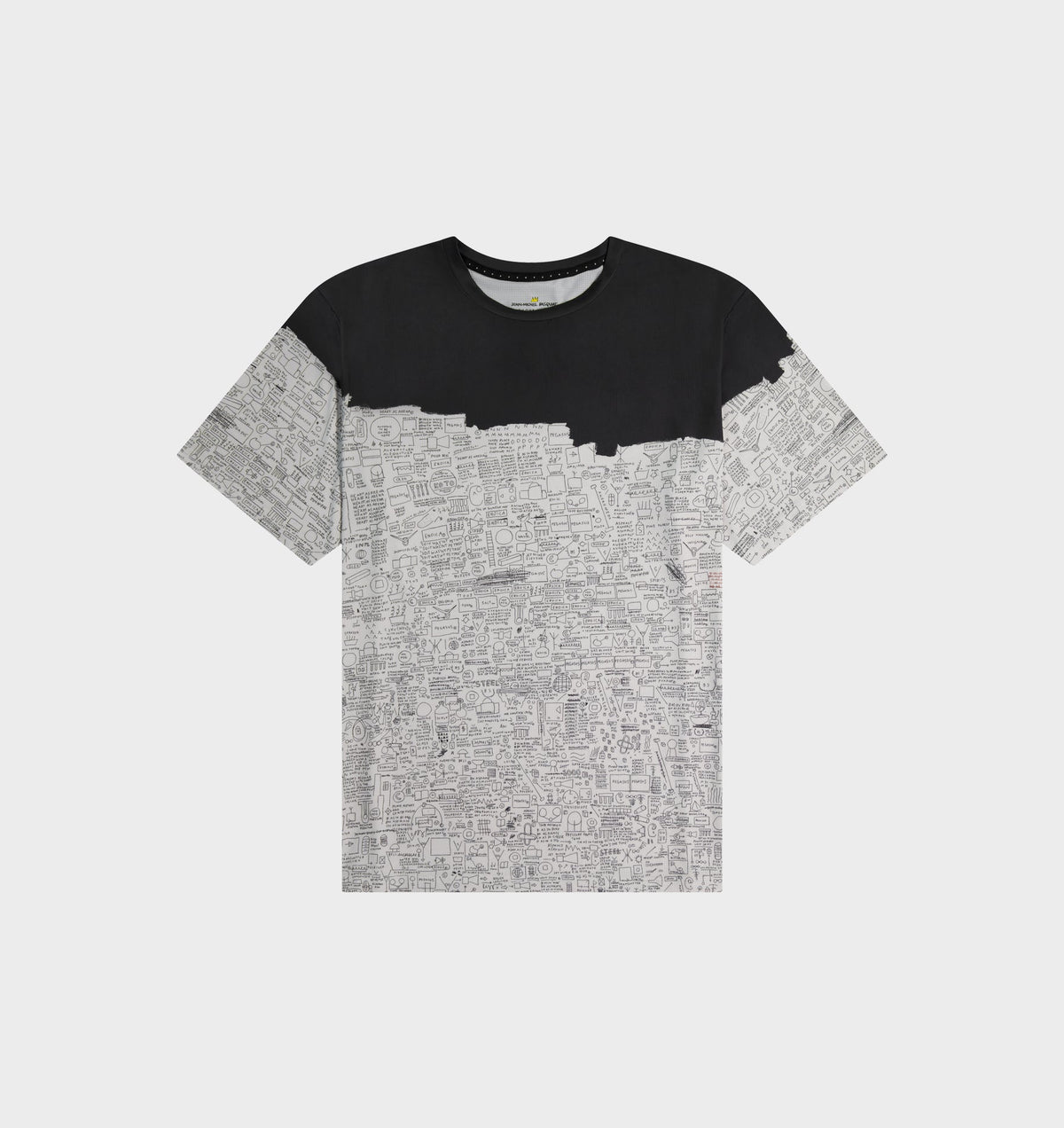 Basquiat Pegasus Active Classic Tee - Off White / Charcoal