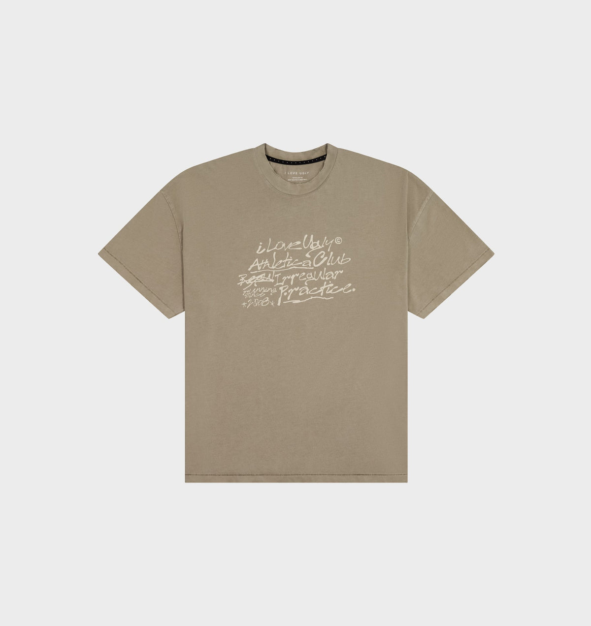 Athletica Cotton Crop Tee - Washed Taupe