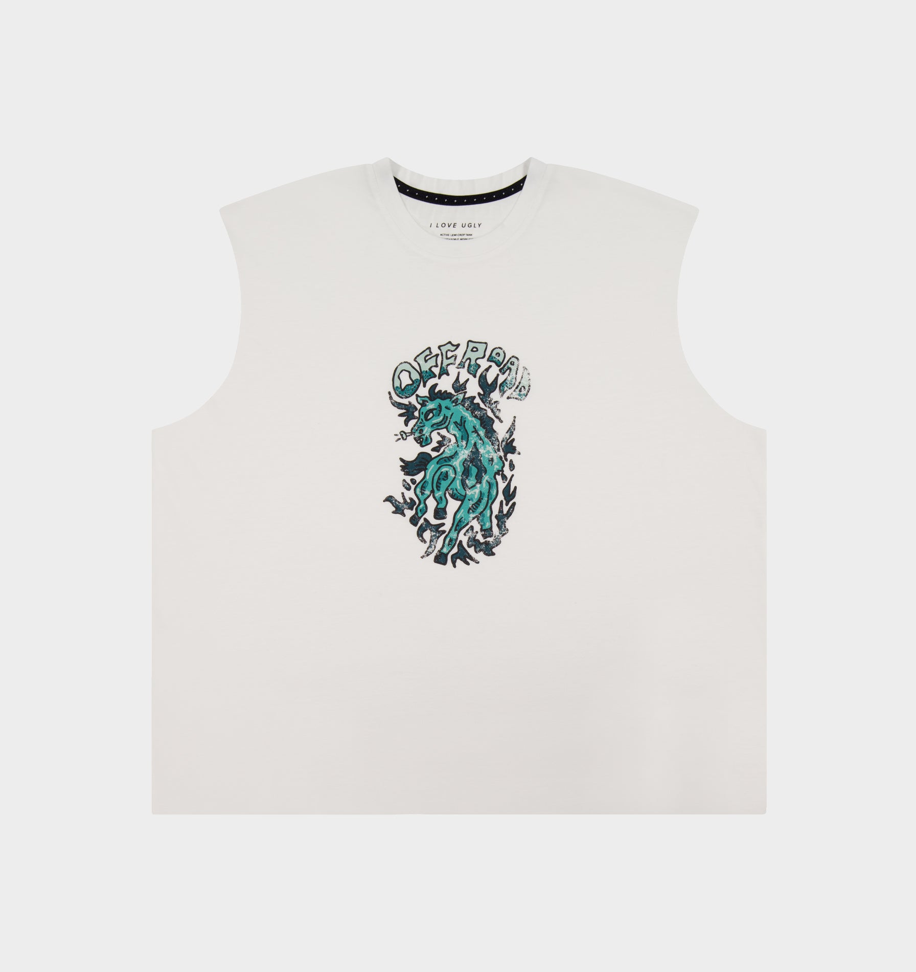 Off Road Lewi Cropped Tank - Vintage White