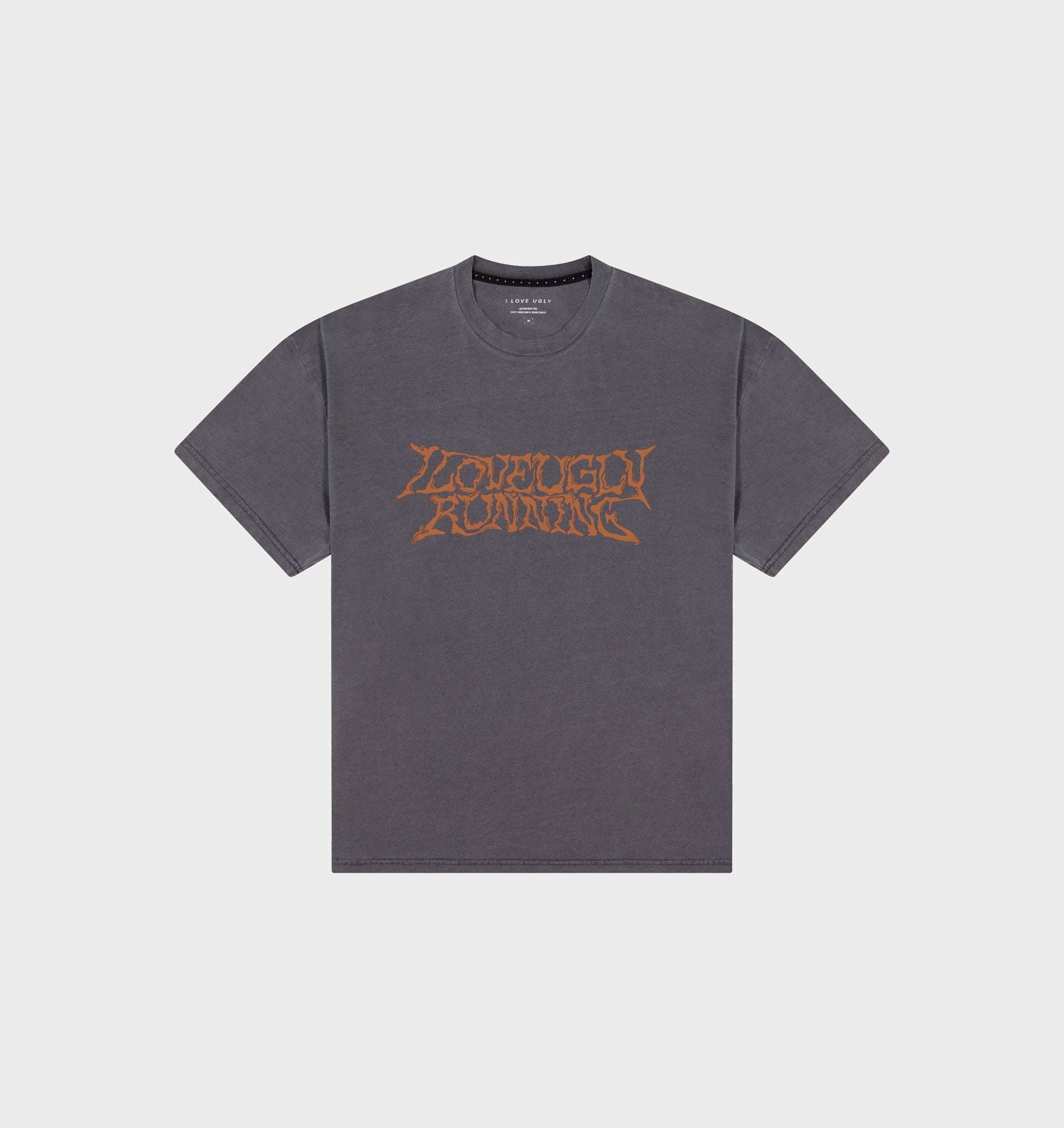 Liquified Active Cotton Box Tee - Washed Black