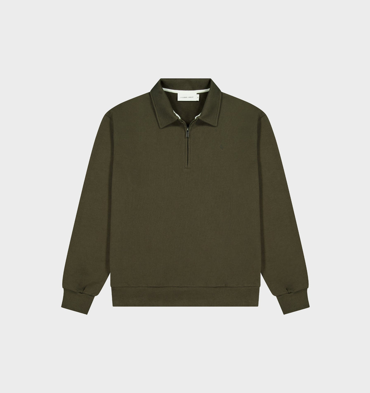 1/2 Zip Pullover - Burnt Olive