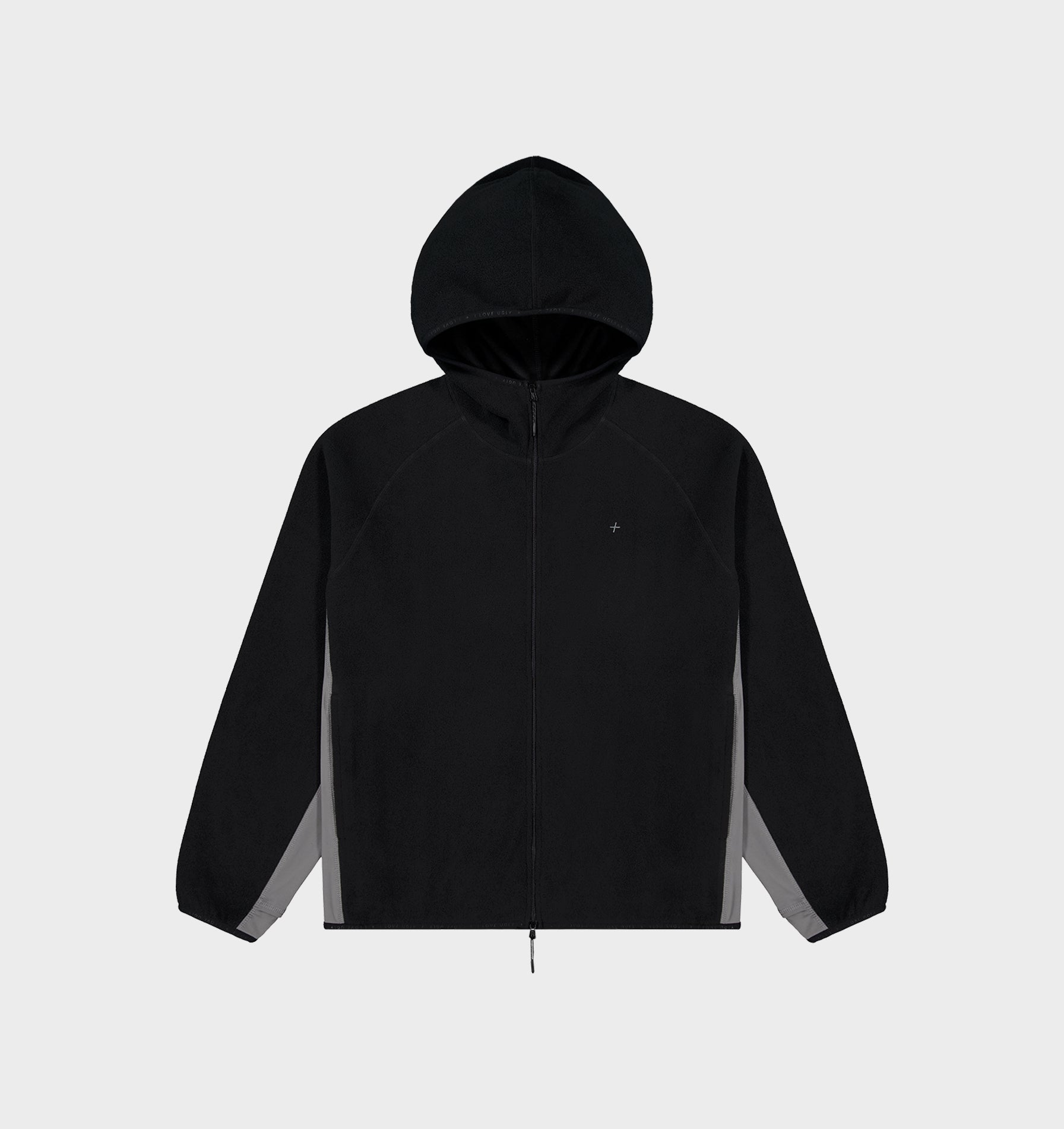 Active Full Zip Fleece - Black / Charcoal