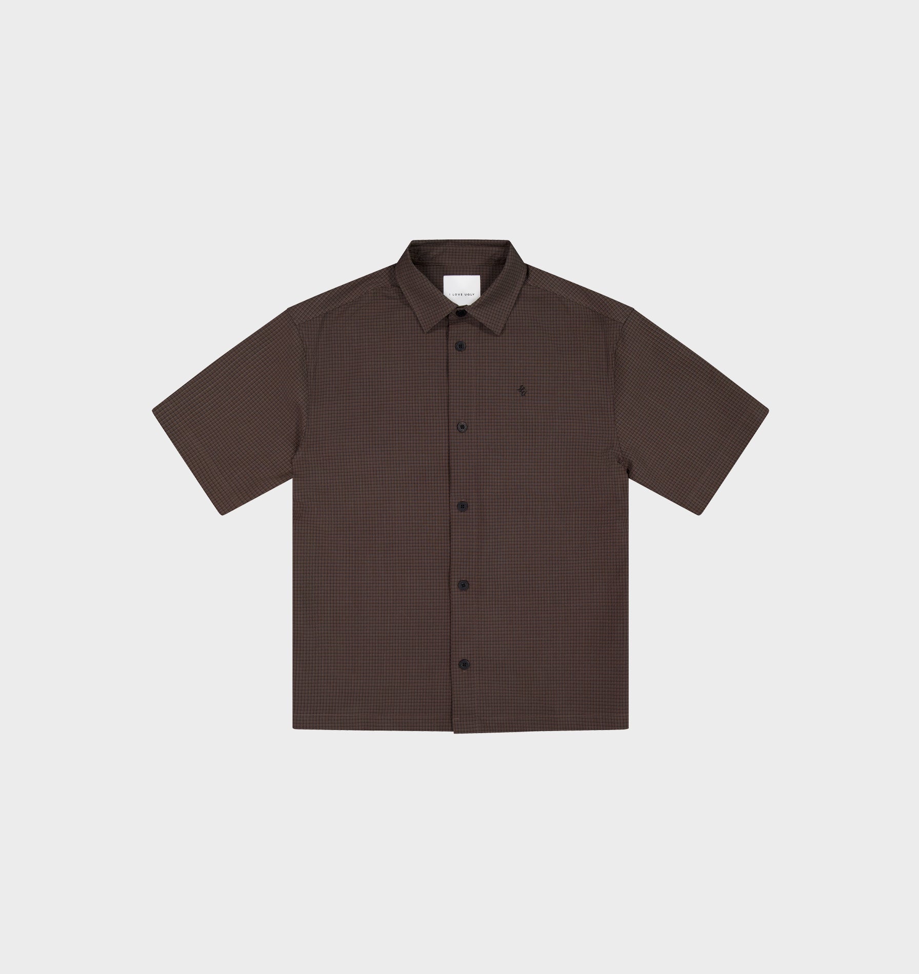 Dawson Boxy SS Shirt - Brown Check