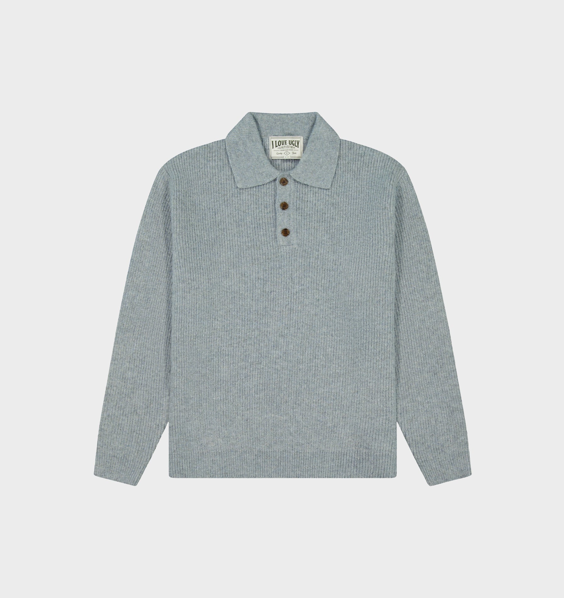 Knit Aldern Pullover - Oil Blue