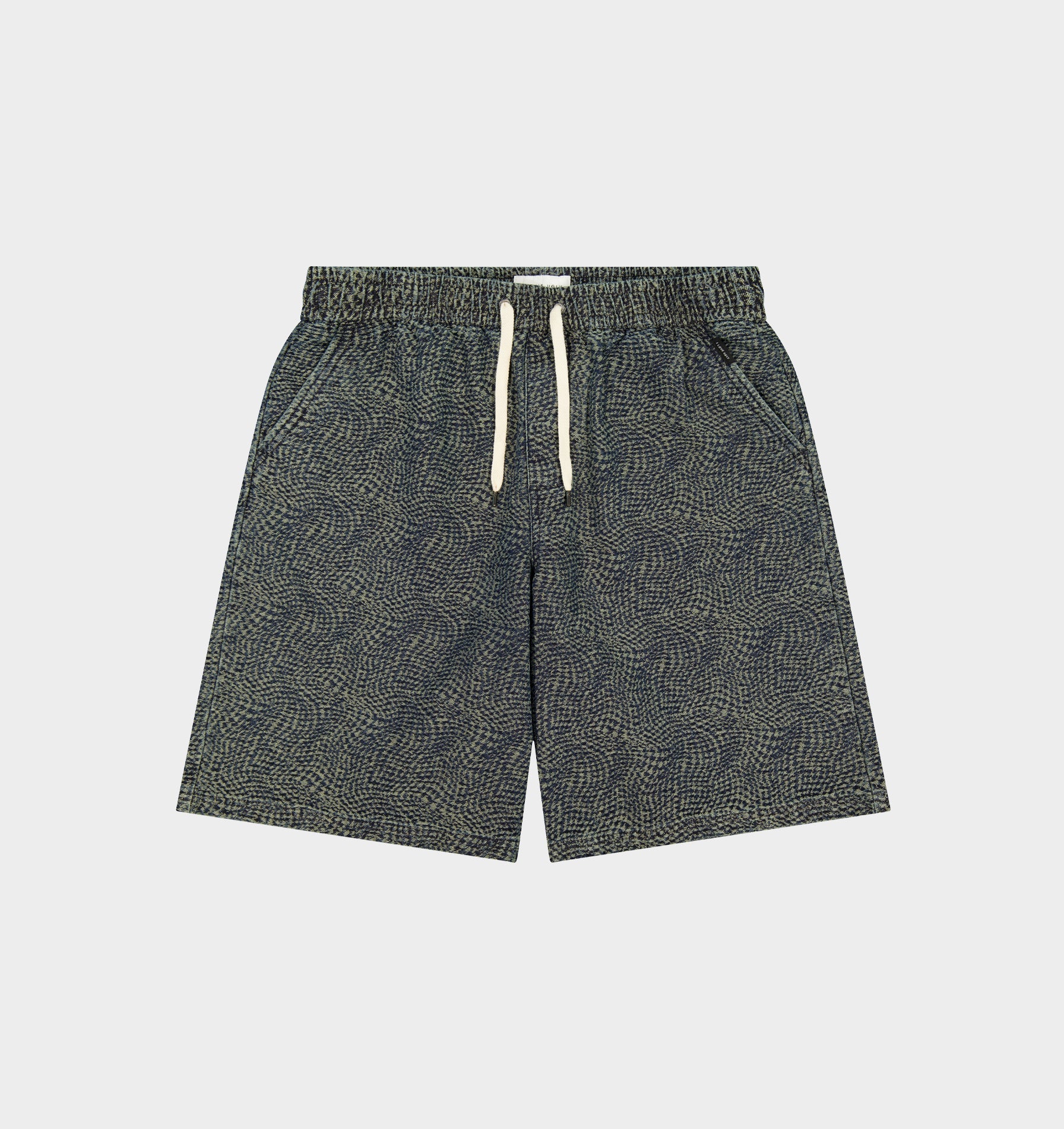 Textured Denim Short - Aged Indigo