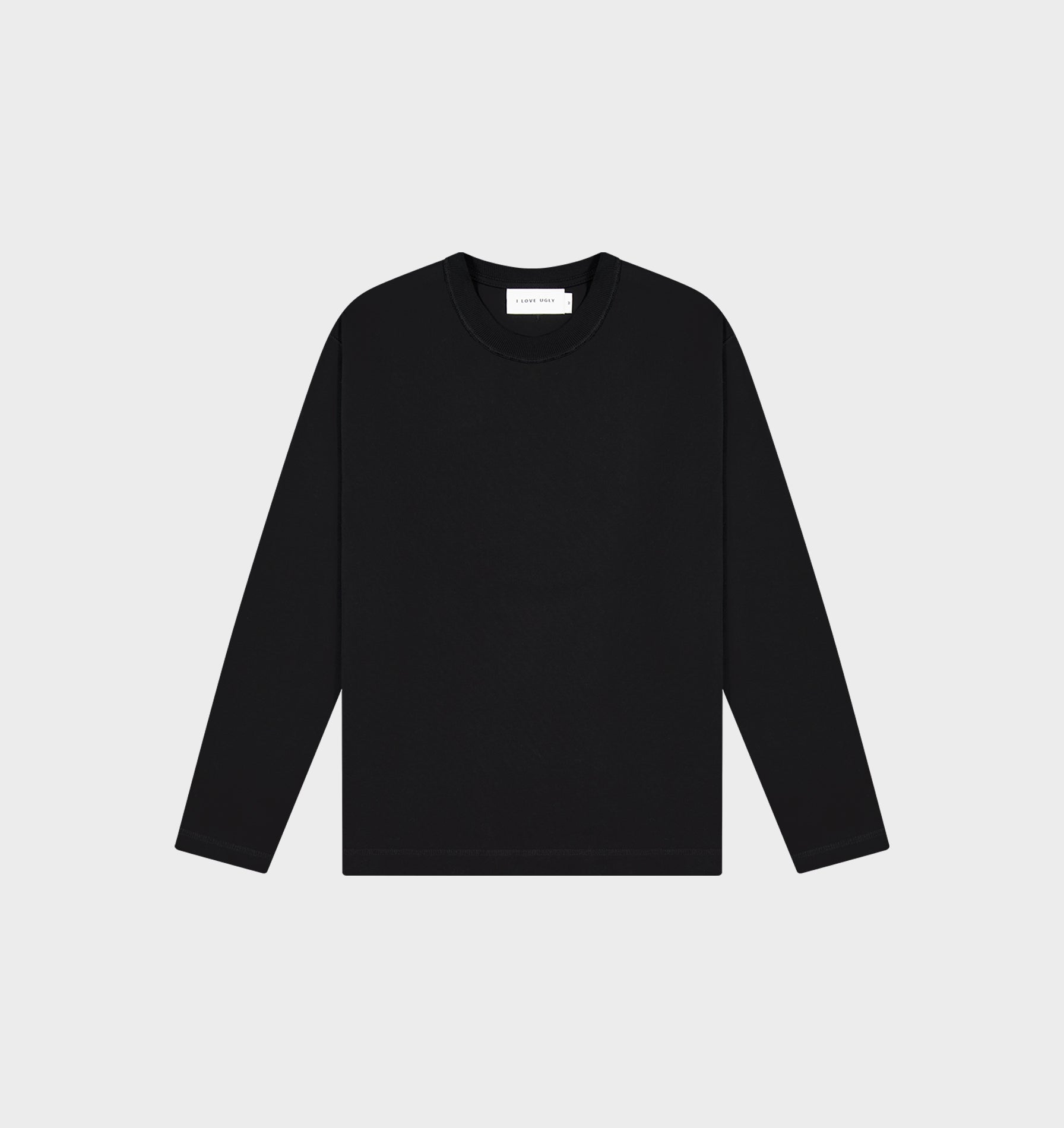 Crop Box LS Tee - Black