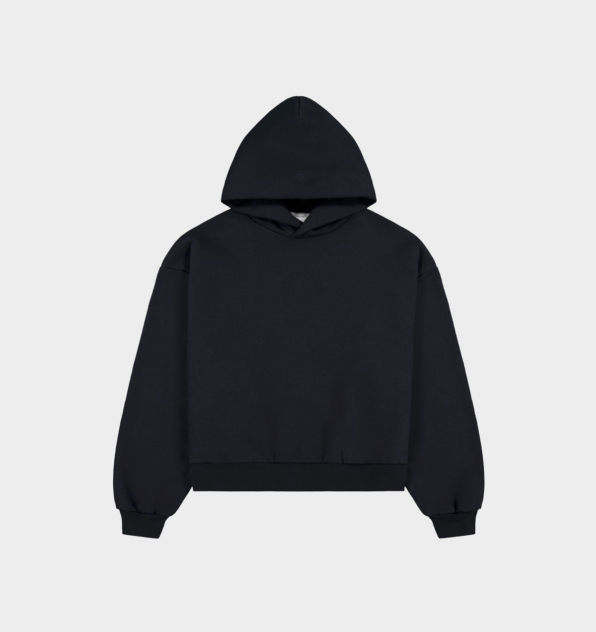 Heavy Crop Box Hood - Dark Navy