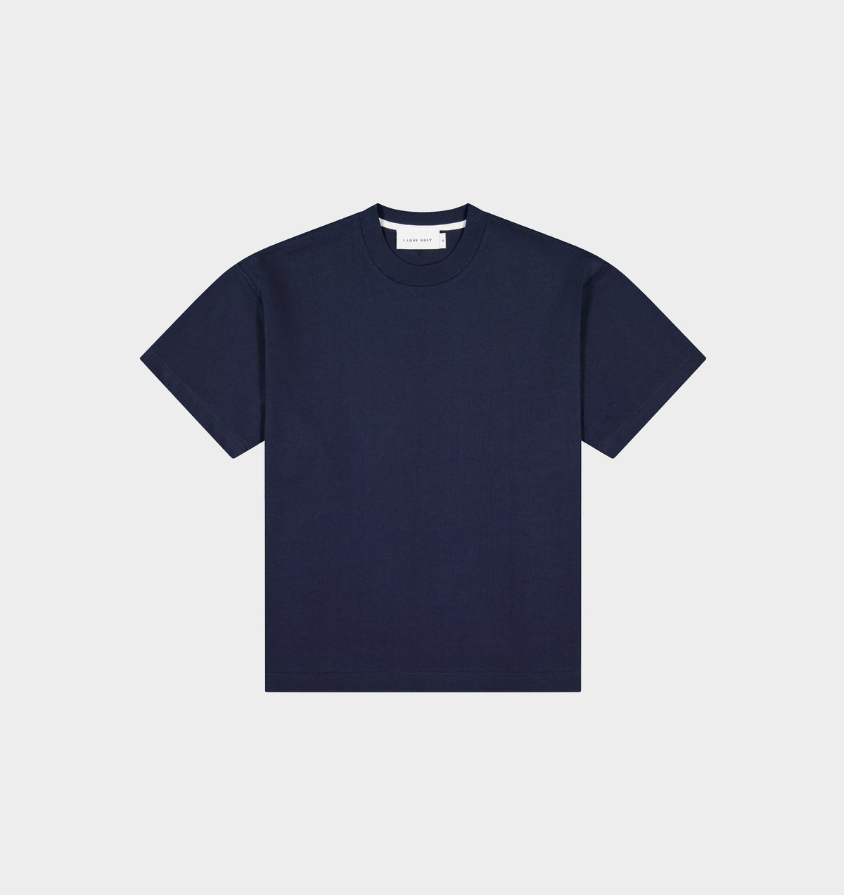 Crop Box Tee - Washed Navy