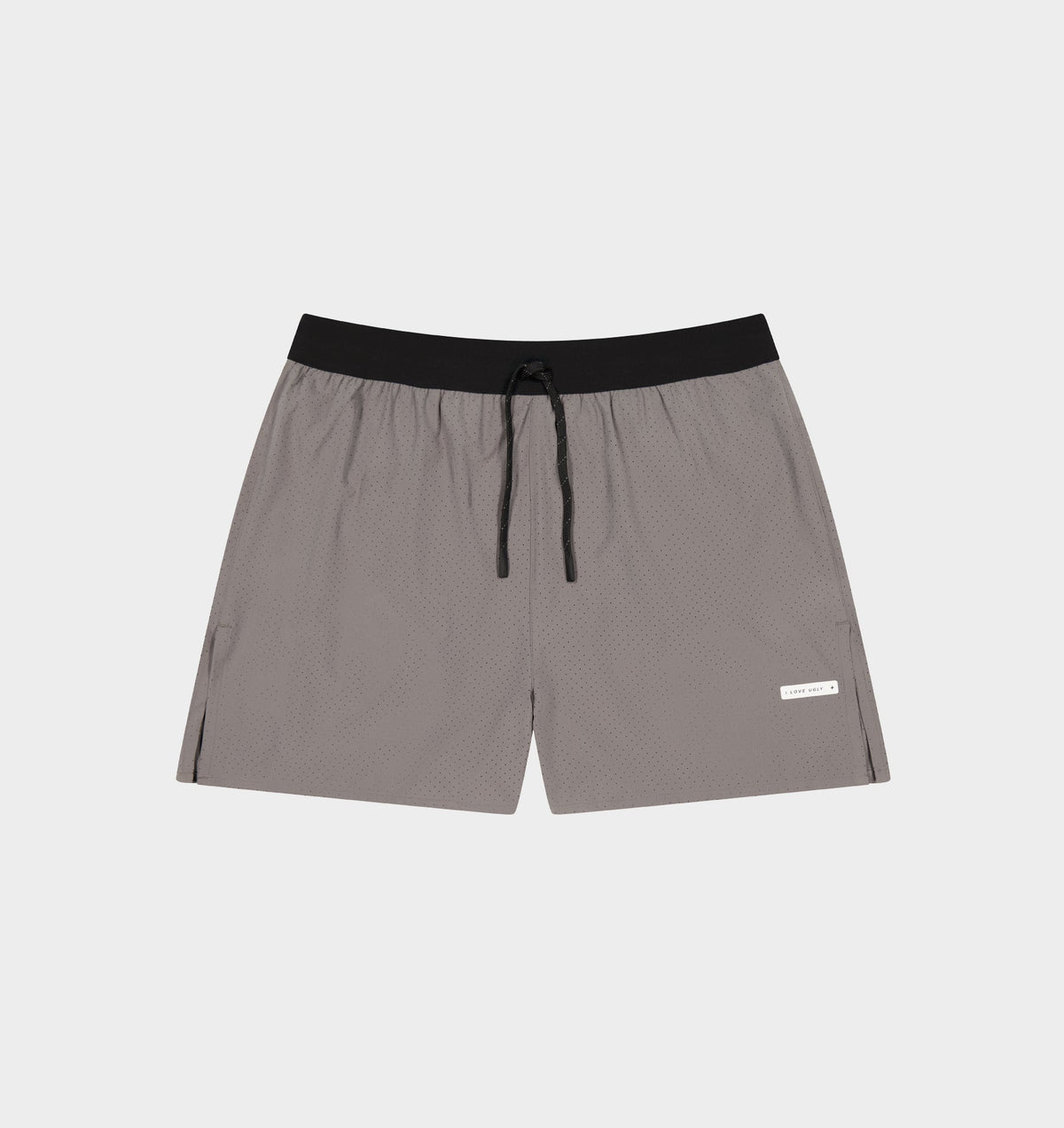 Active 4.5 Inch Laser Run Short - Cobblestone