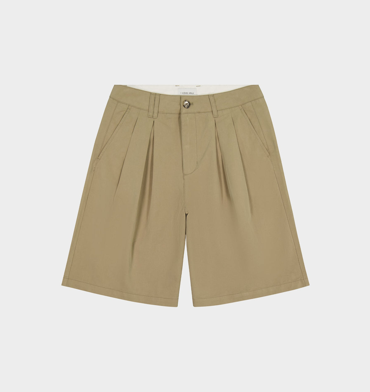 Wide Pleat Short - Sandstone