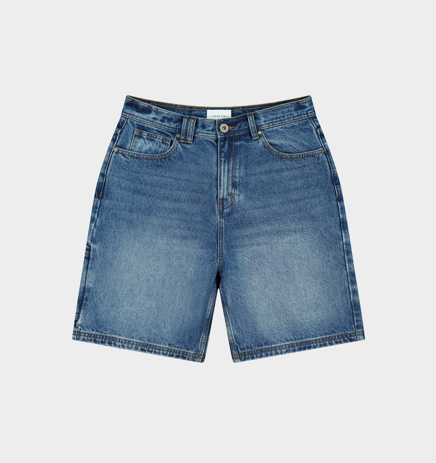 Clean Carpenter Short - Washed Indigo
