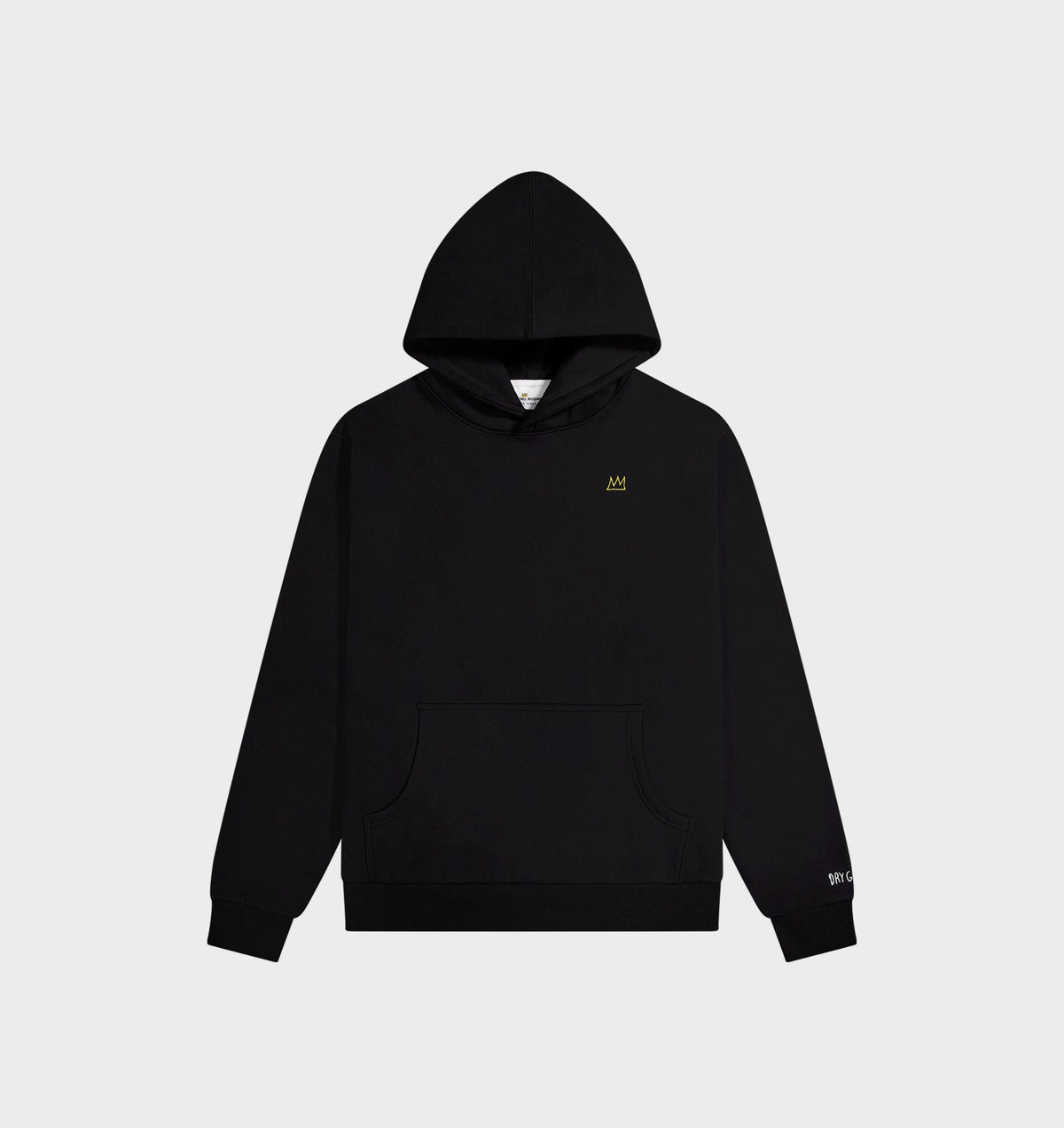 Basquiat Crown Uniform Hood - Black