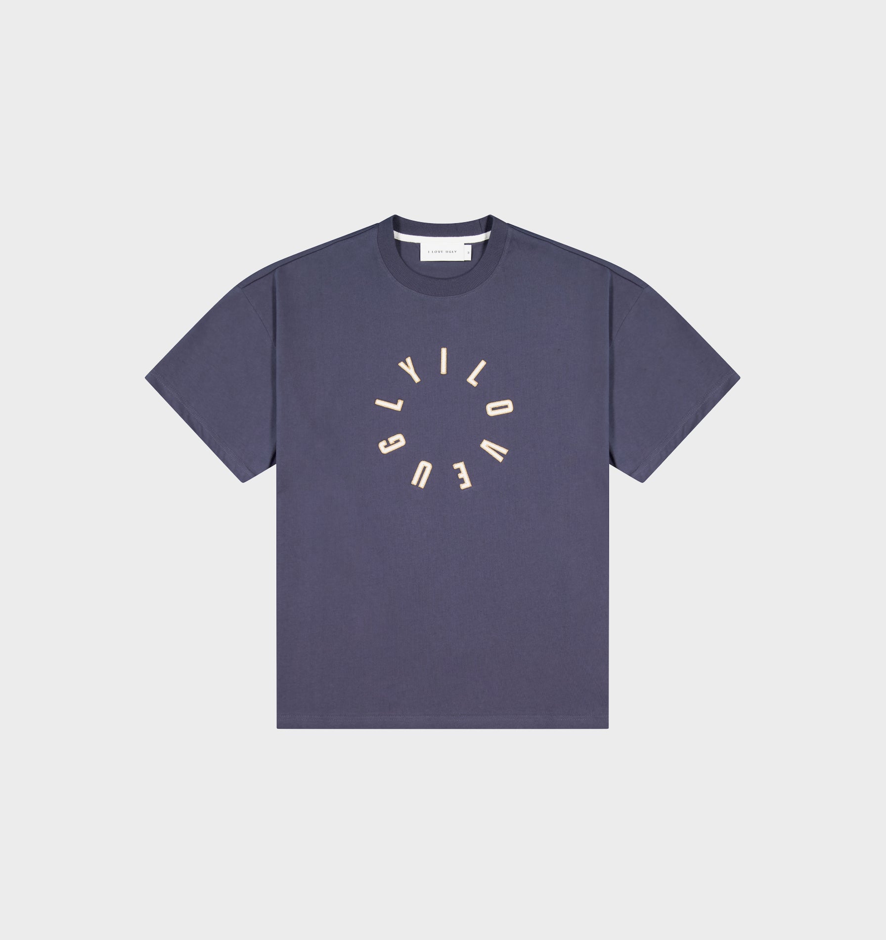 Hoop Logo Box Tee 2.0 - Indigo