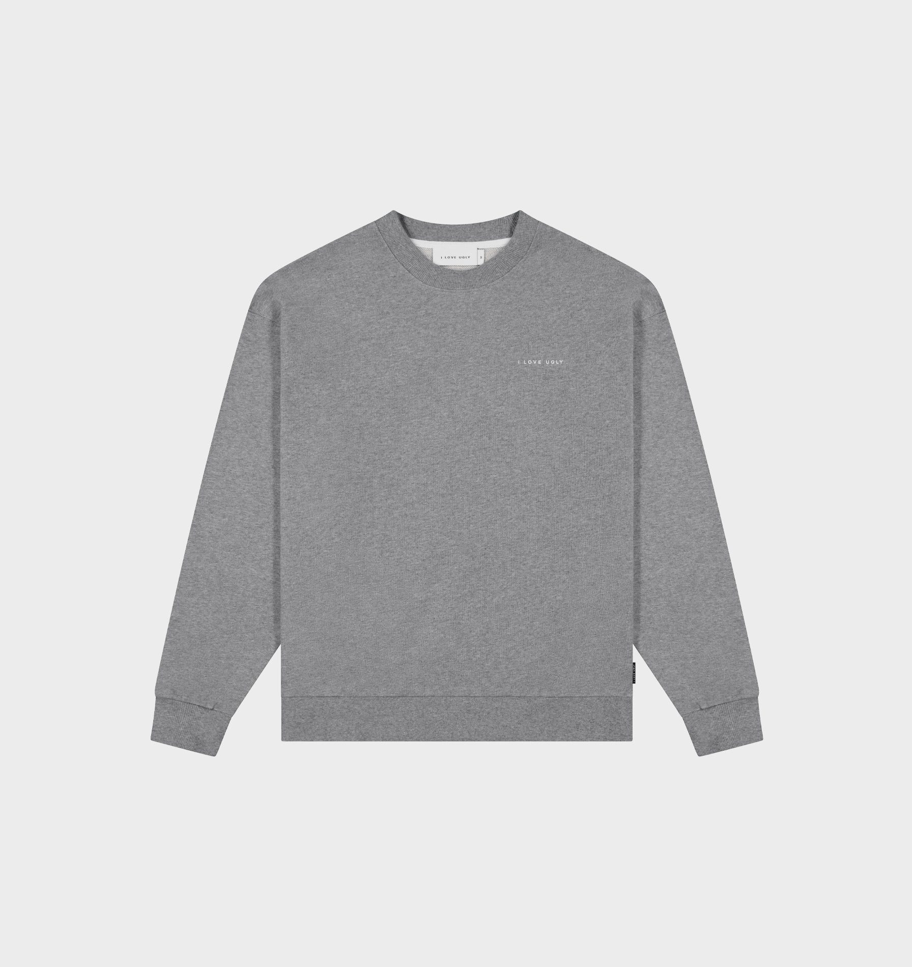 Oversized Crew - Grey Marle