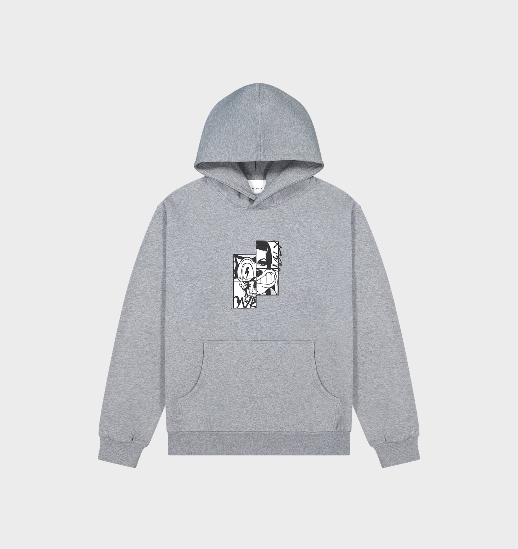 Dissected Uniform Hood - Grey Marle