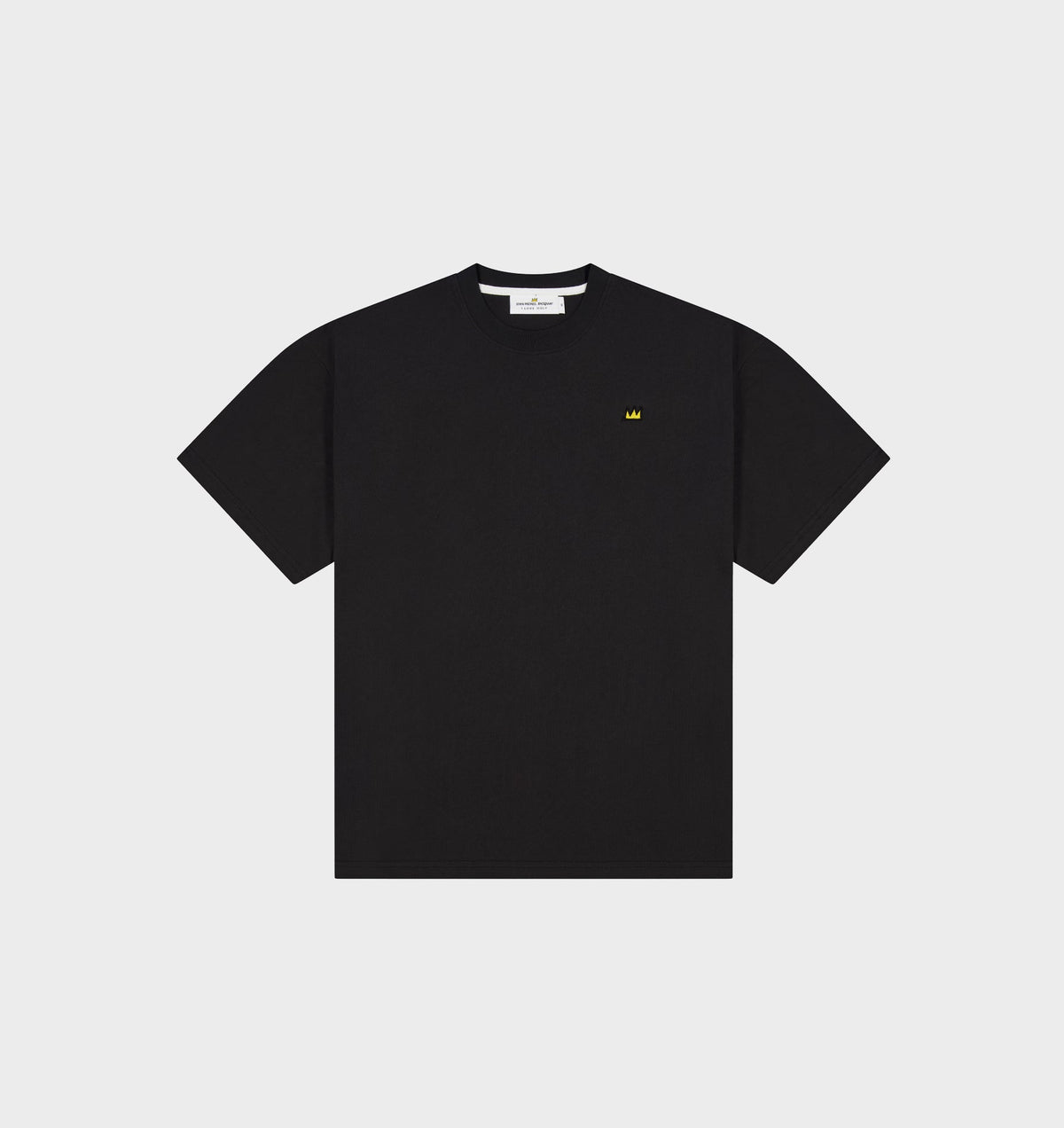 Basquiat Crown Uniform Tee - Charcoal