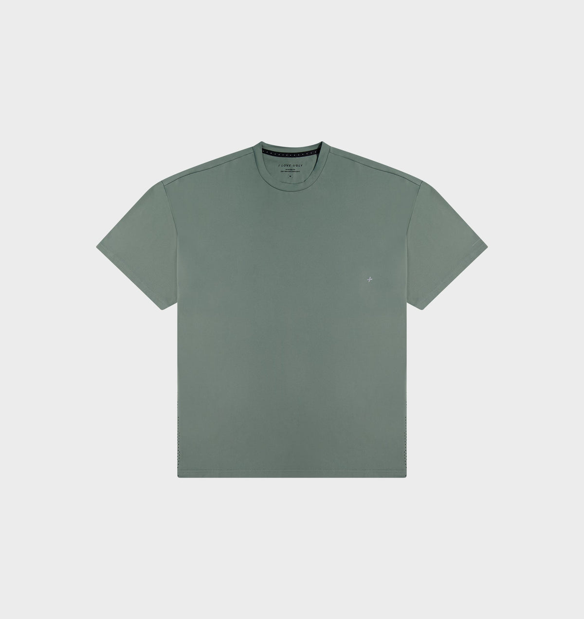 Active Box Tee - Fog Green