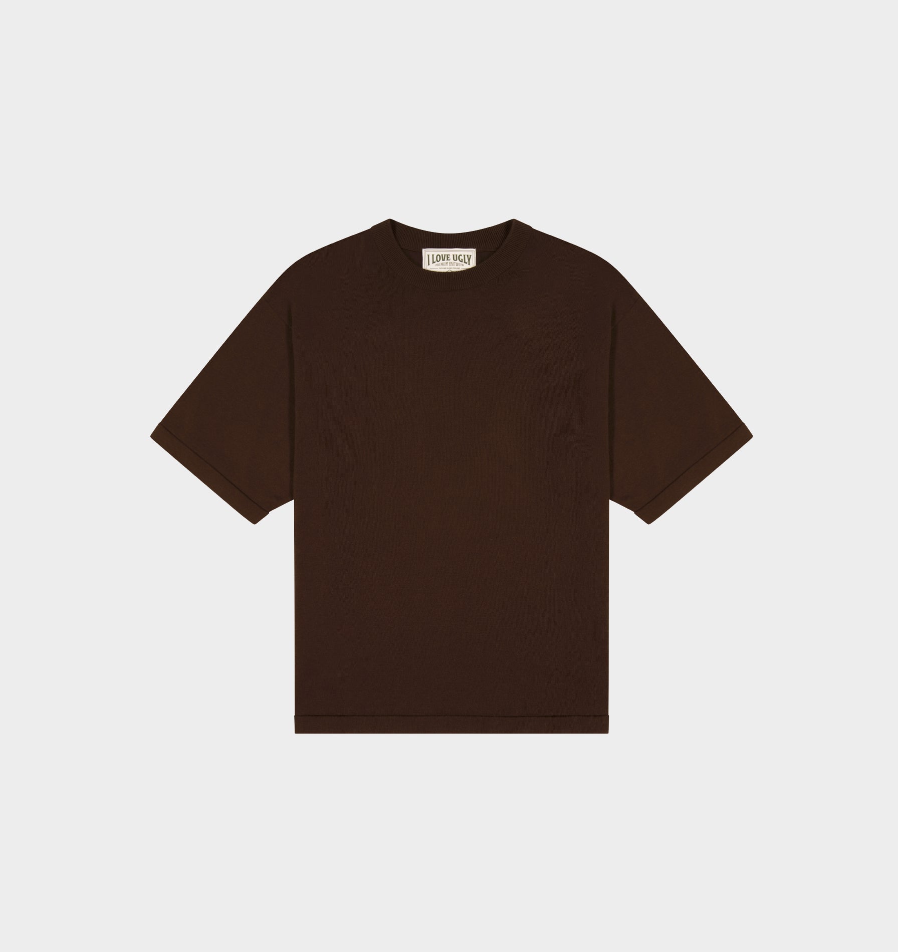 Knit Tee - Brown