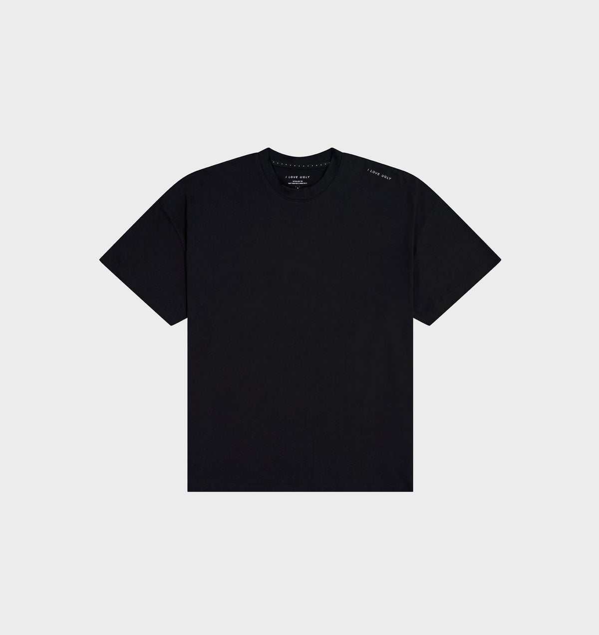 Cotton Active Crop Tee - Black