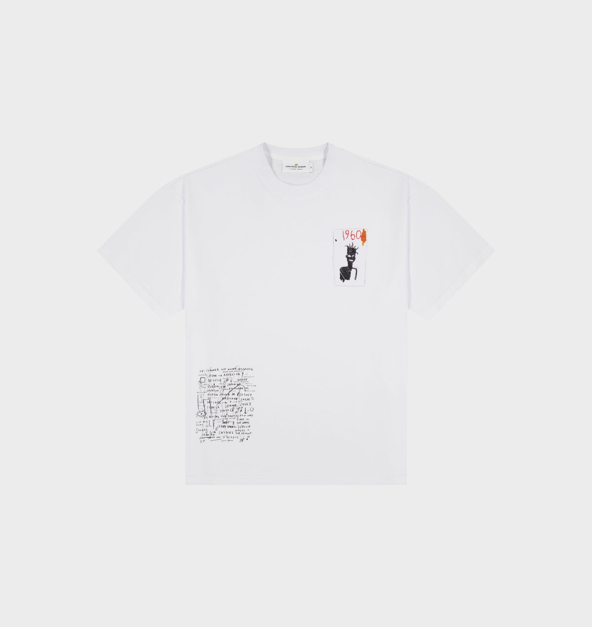 Basquiat Scribble Box Tee 2.0 - White