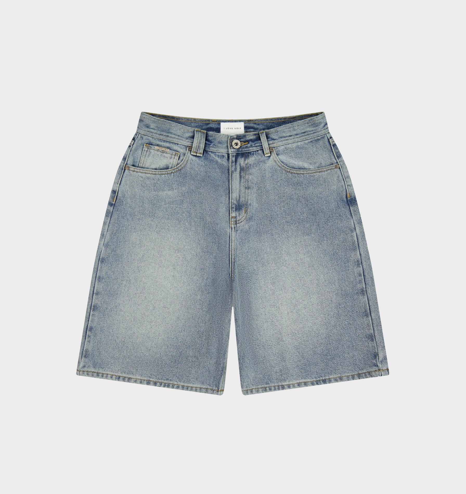 Wyatt Denim Short - Grey Blue