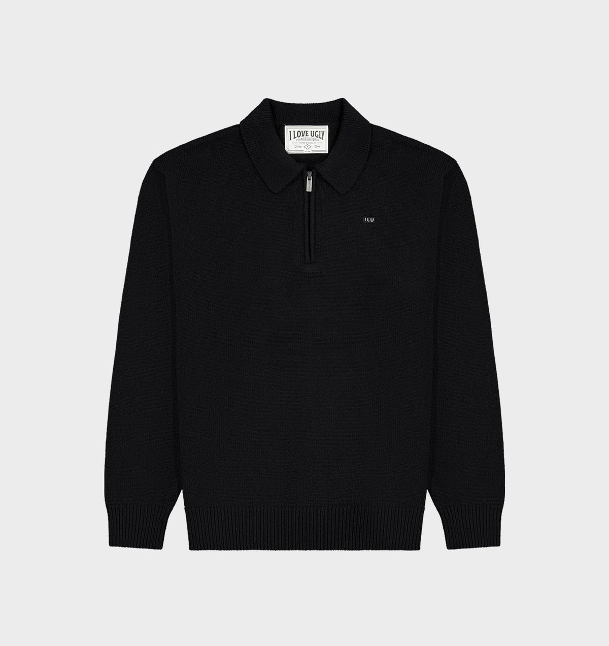 Knit Mario Pullover - Black