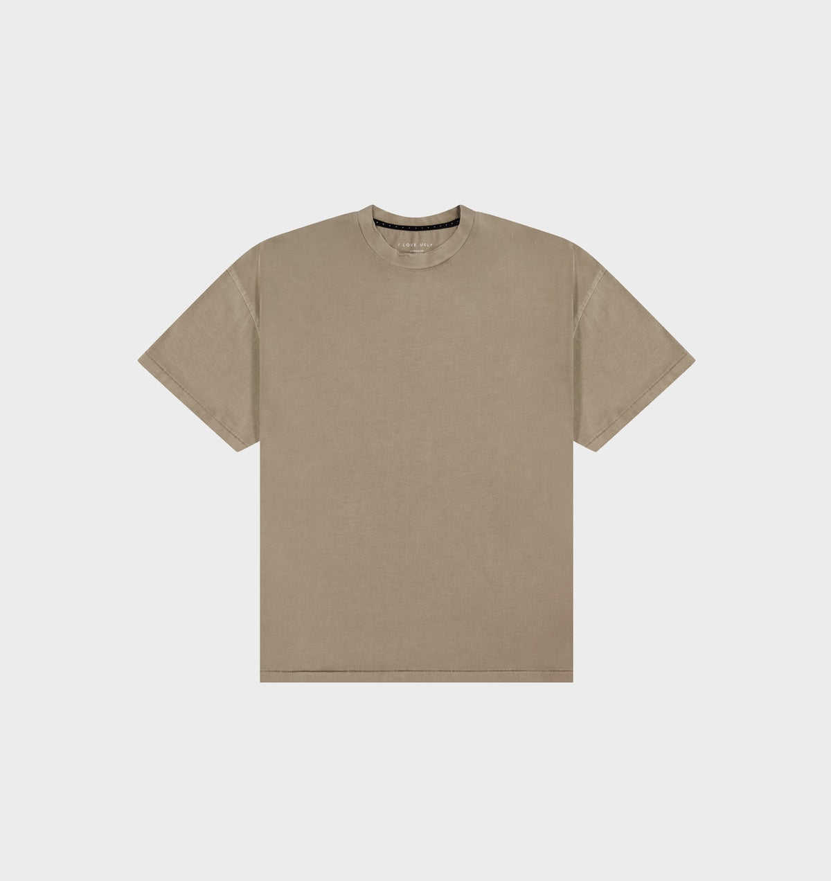 Cotton Active Crop Tee - Washed Taupe