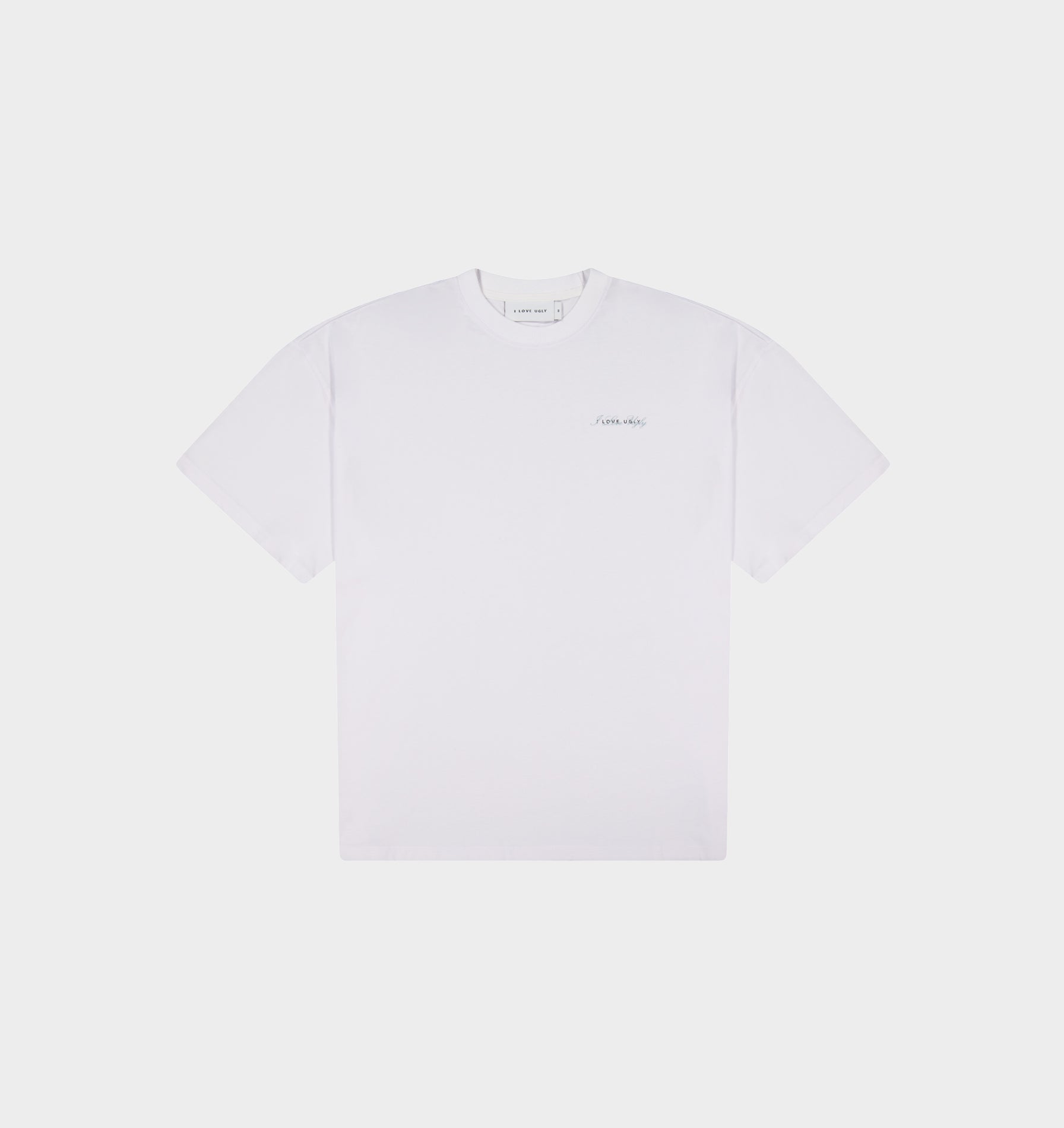 Cursive Box Tee 2.0 - White