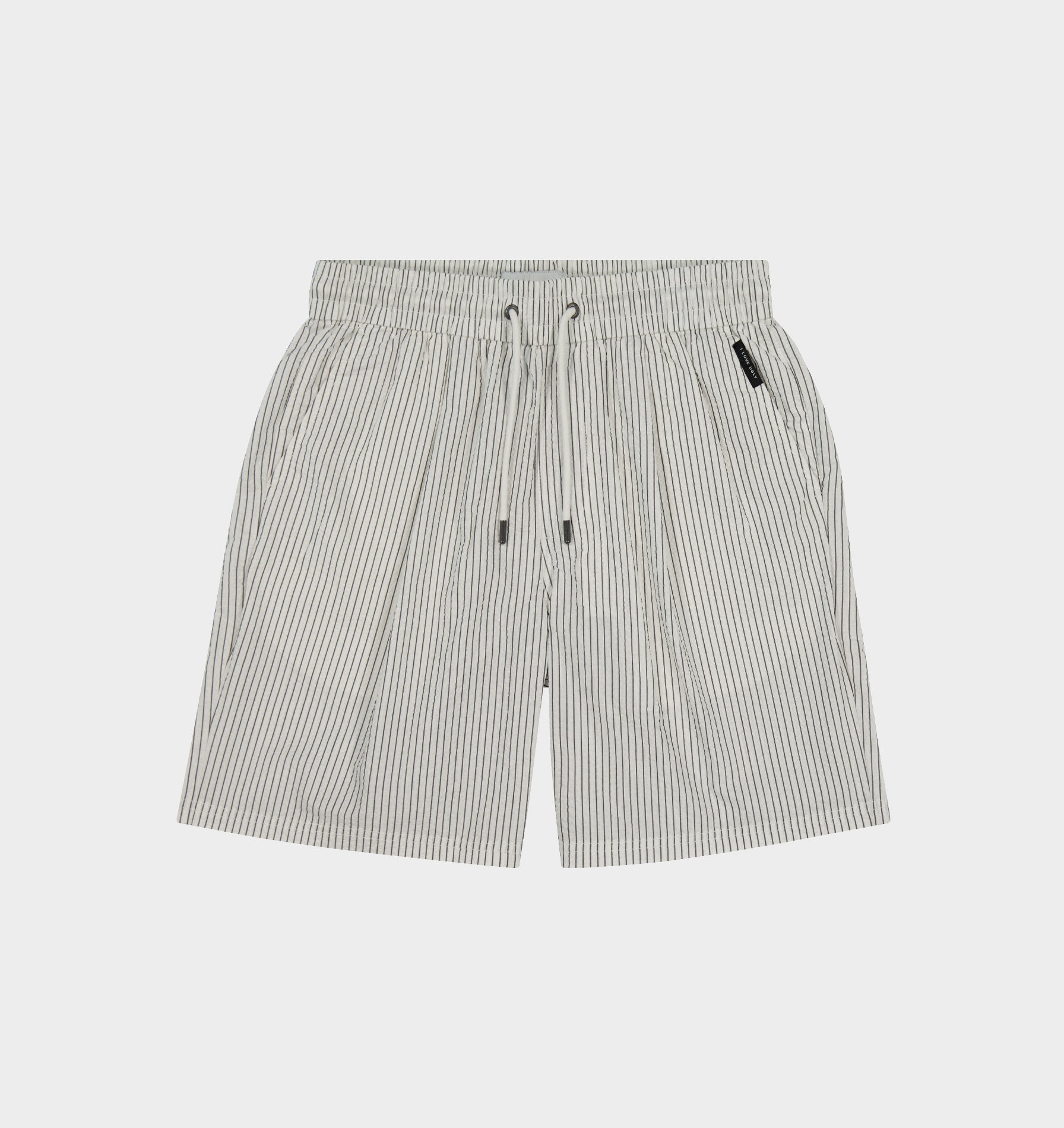 Michael Pleat Short - White/Black