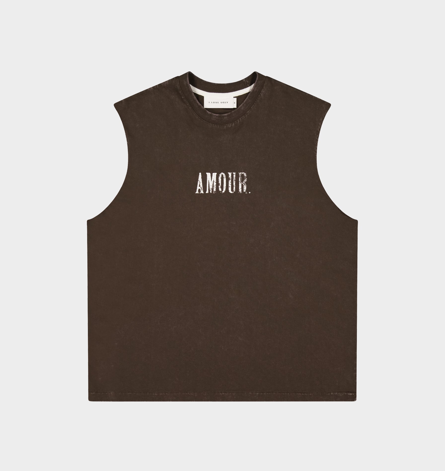 Amour Crop Tank - Aged Espresso